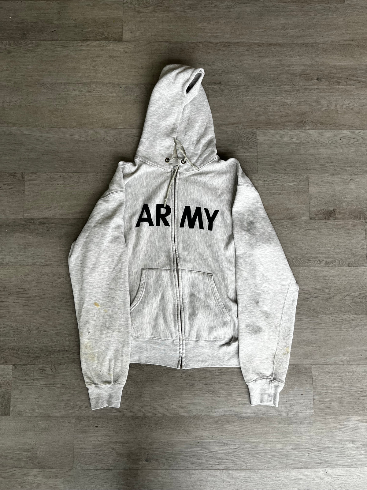 Vintage ARMY Zip Up Hoodie