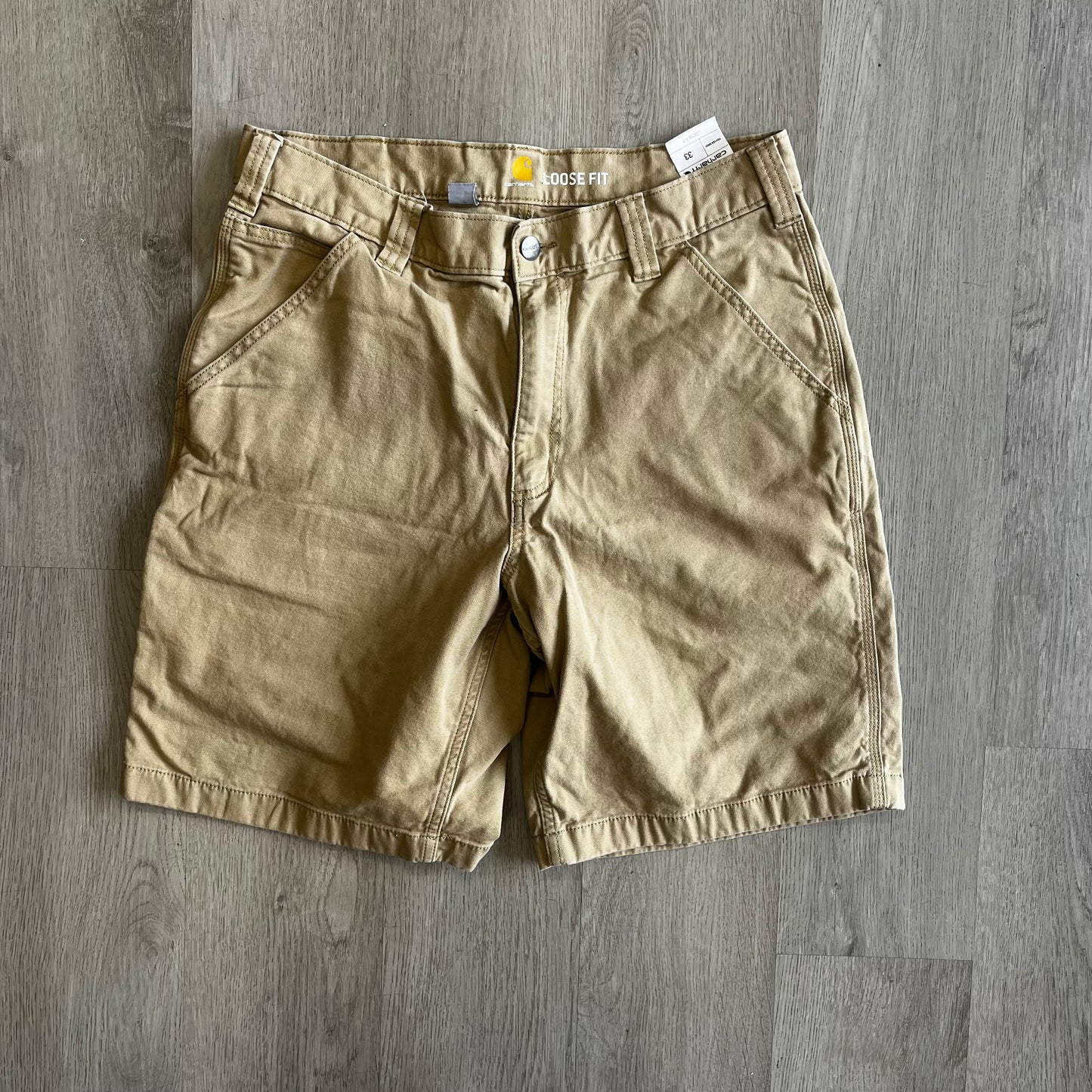 Vintage Light Tan Carhartt Loose Fit Shorts