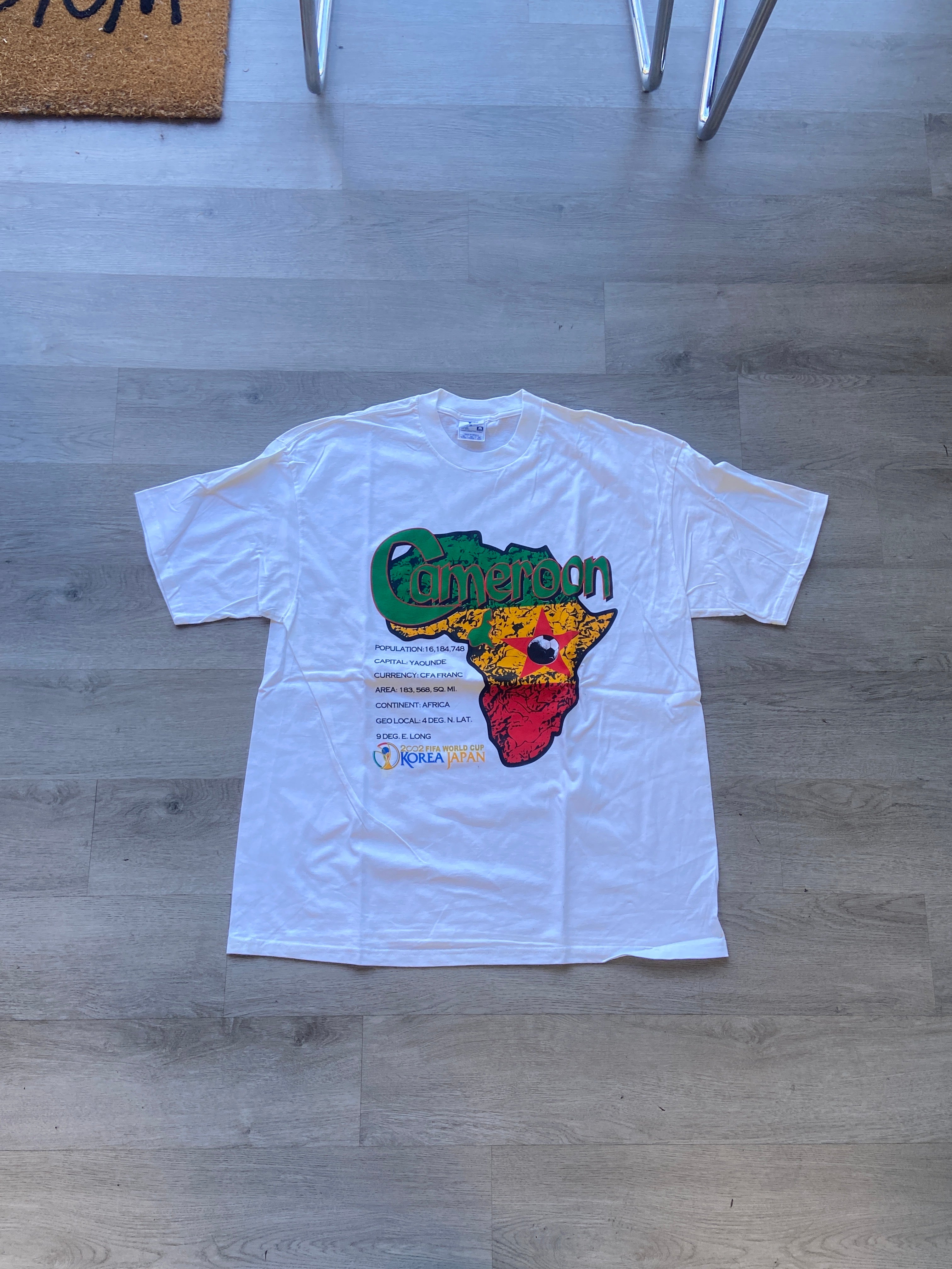 2002 FIFA World Cup Korea Japan Cameroon Tee