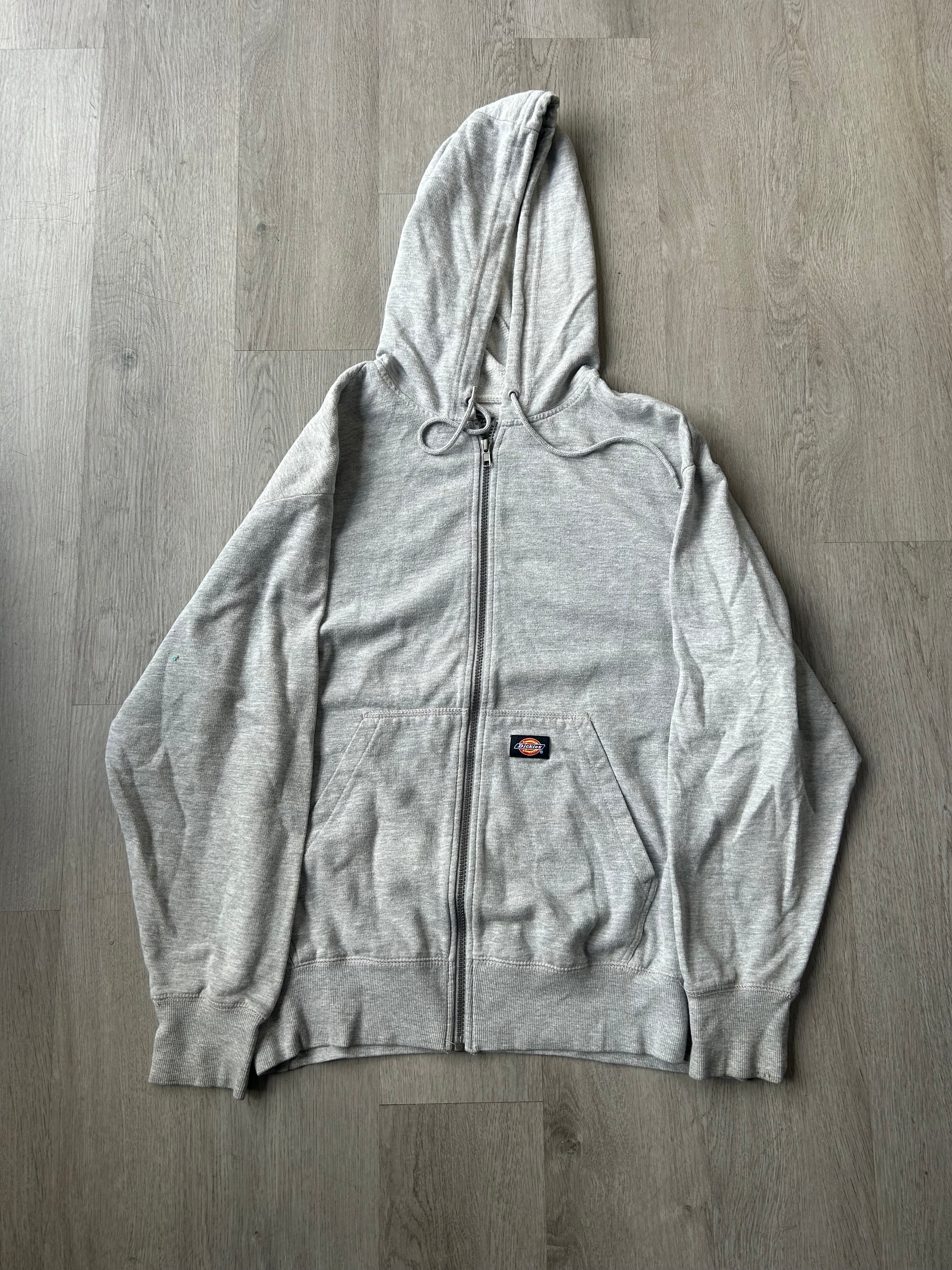 Vintage Dickies Grey Zip Up Hoodie