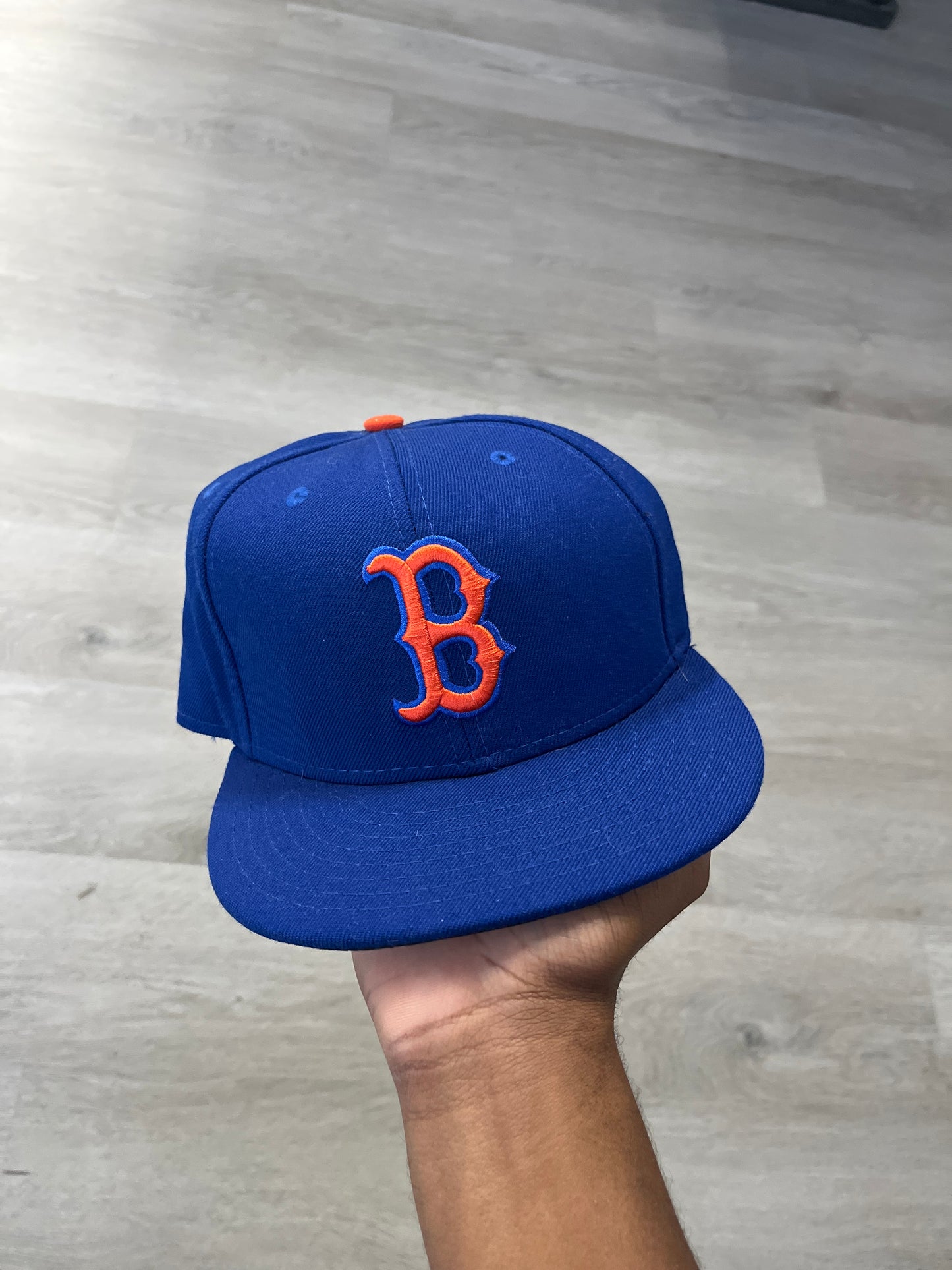 Blue Boston Red Sox Fitted Hat