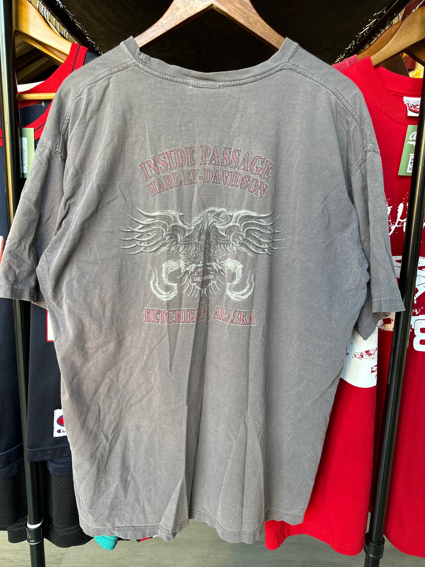 Vintage Harley Davidson Grey Tee