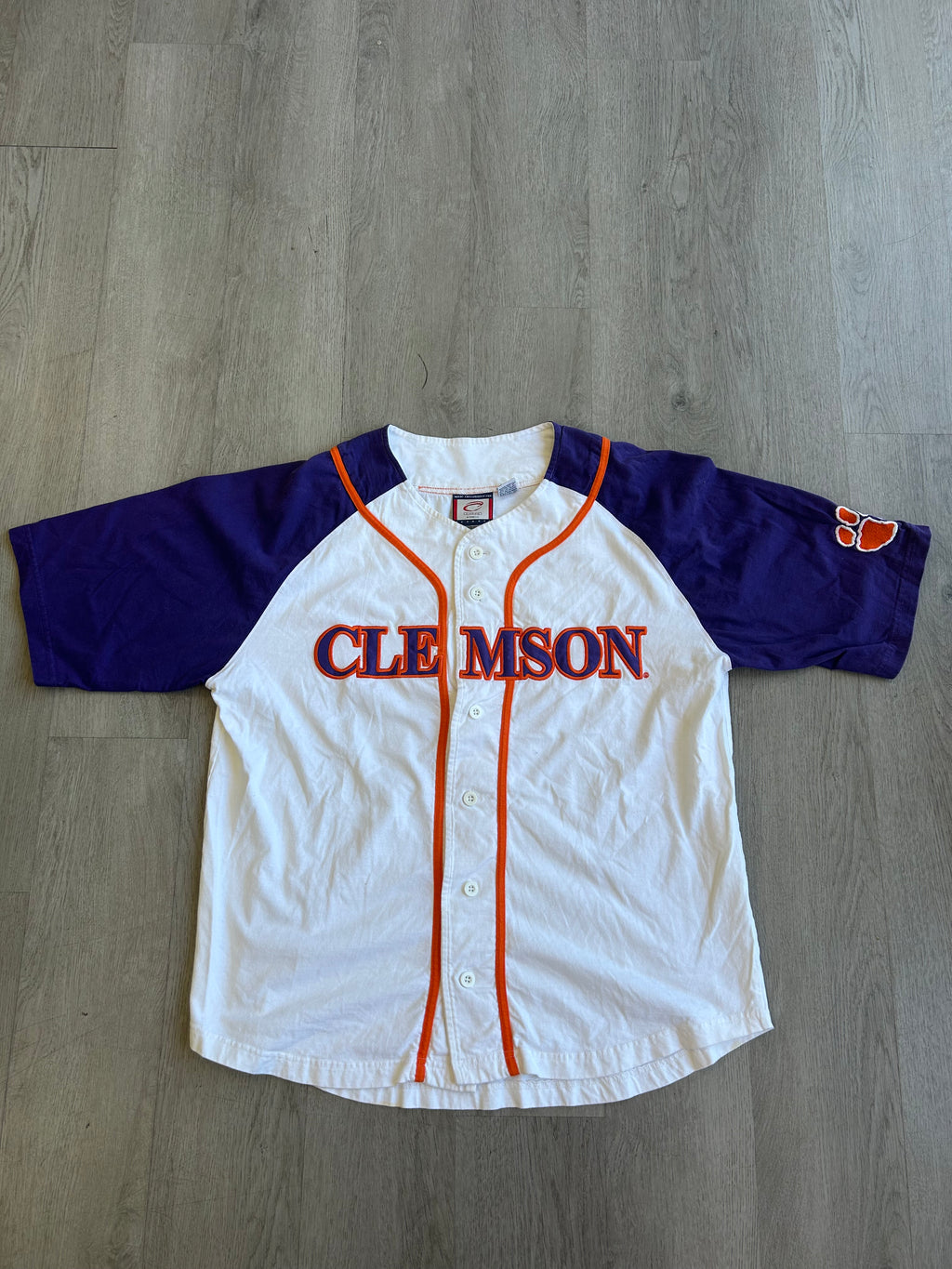Vintage Clemson University Baseball Jersey