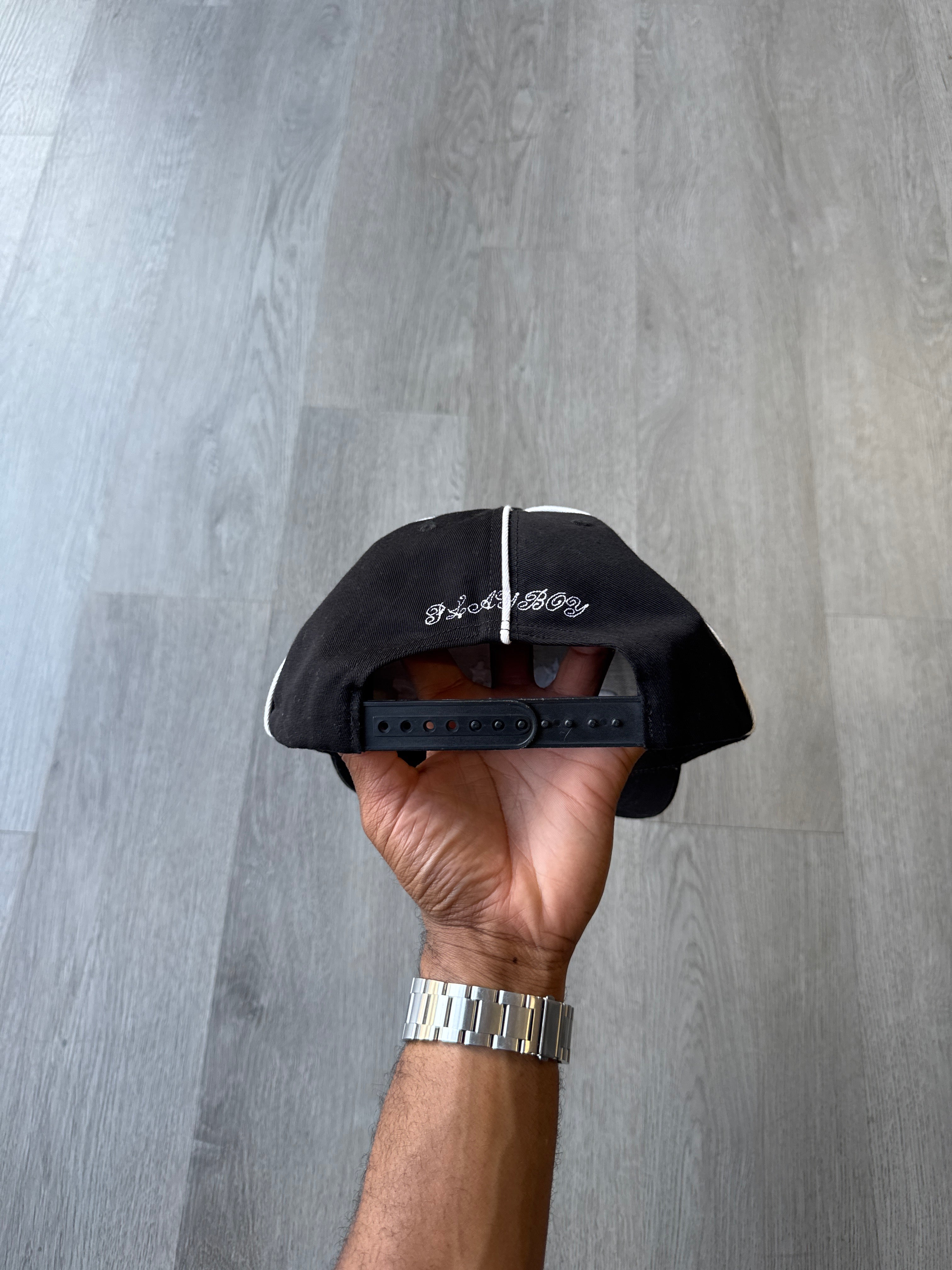 Supreme Playboy 5-Panel Black Snapback Hat (SS21)