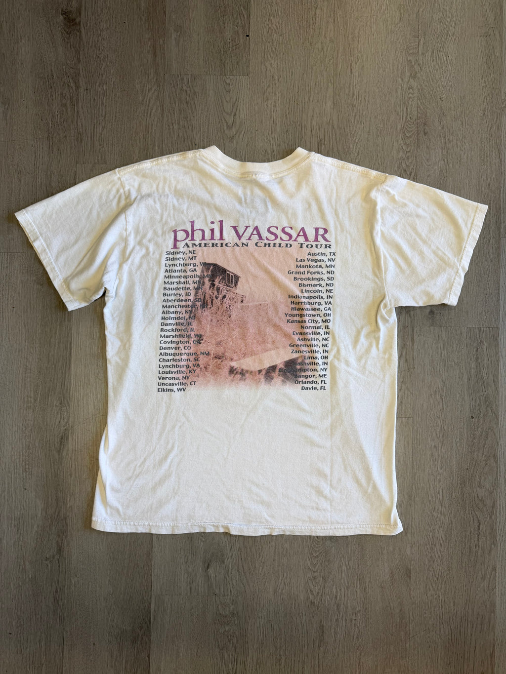 Vintage Phil Vassar Tour Tee