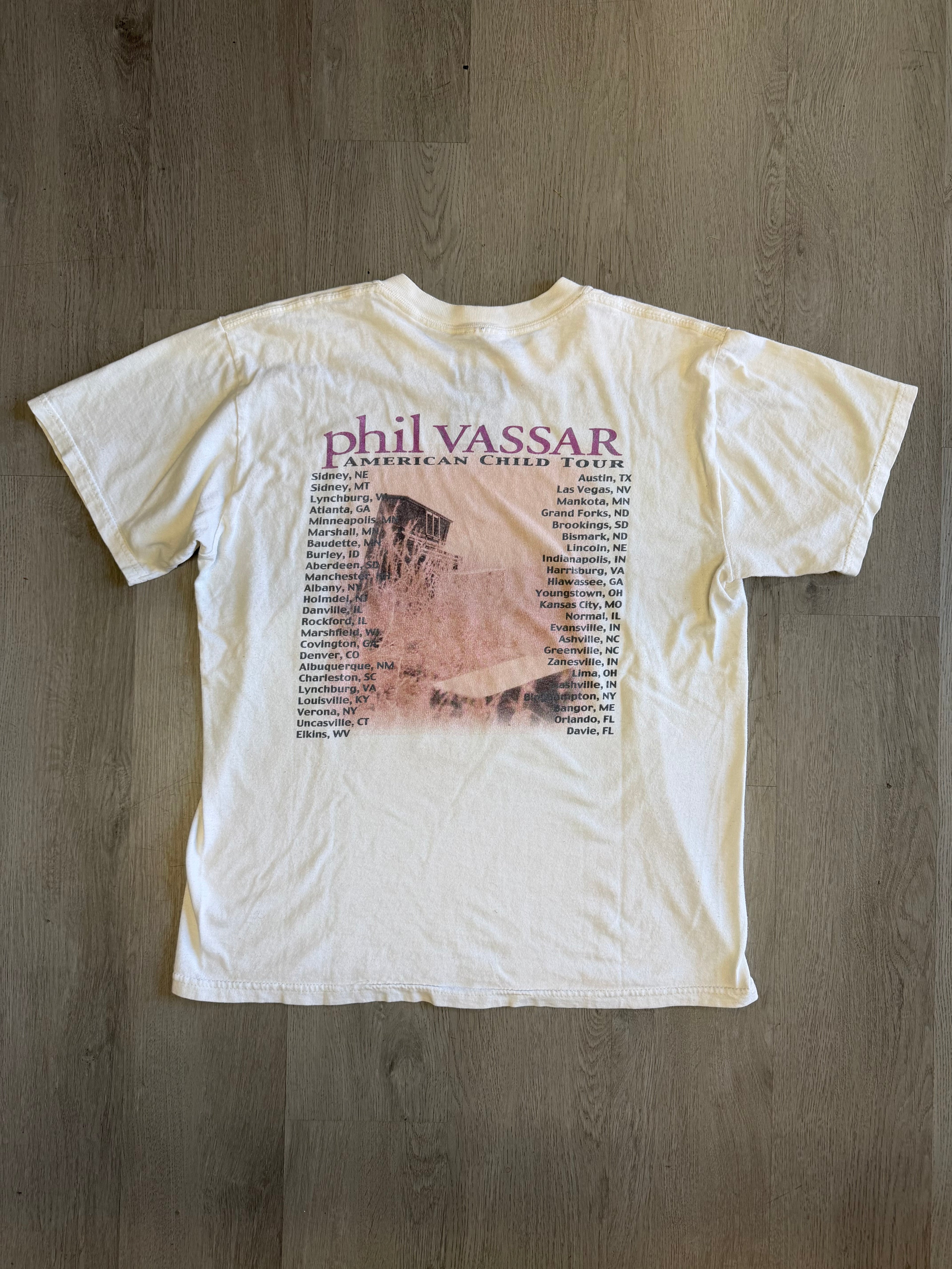 Vintage Phil Vassar Tour Tee
