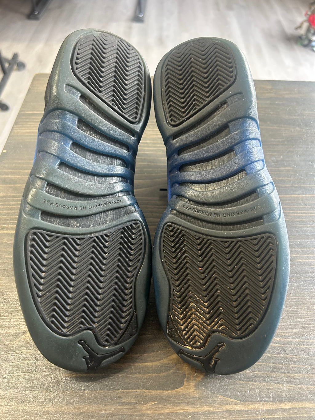 Pre Owned Nike Air Jordan 12 Retro Black Game Royal