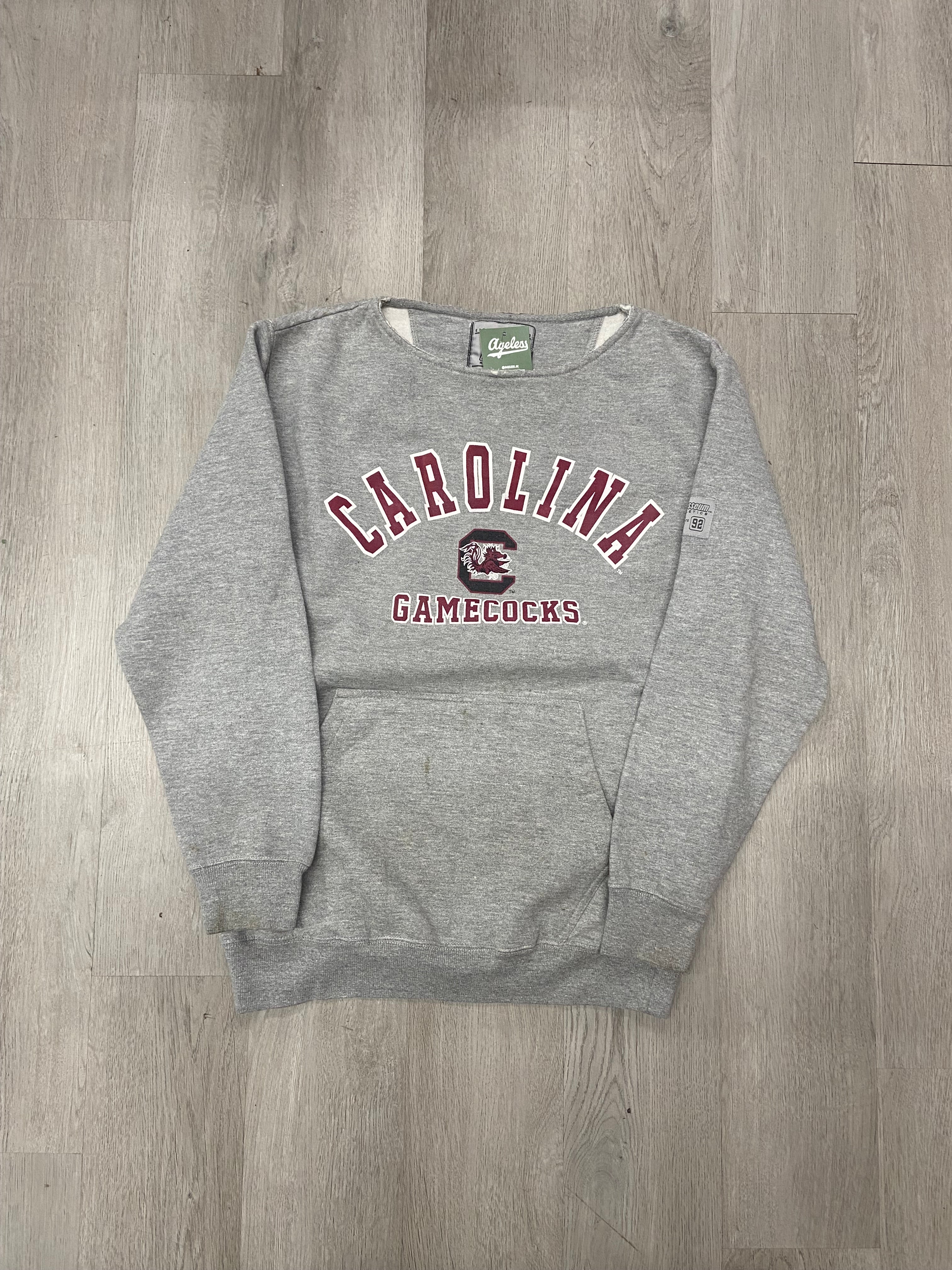 Vintage University of South Carolina Gamecocks Pullover Pocket Crewneck