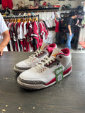 Pre-owned Jordan Retro 3 Cardinal Red