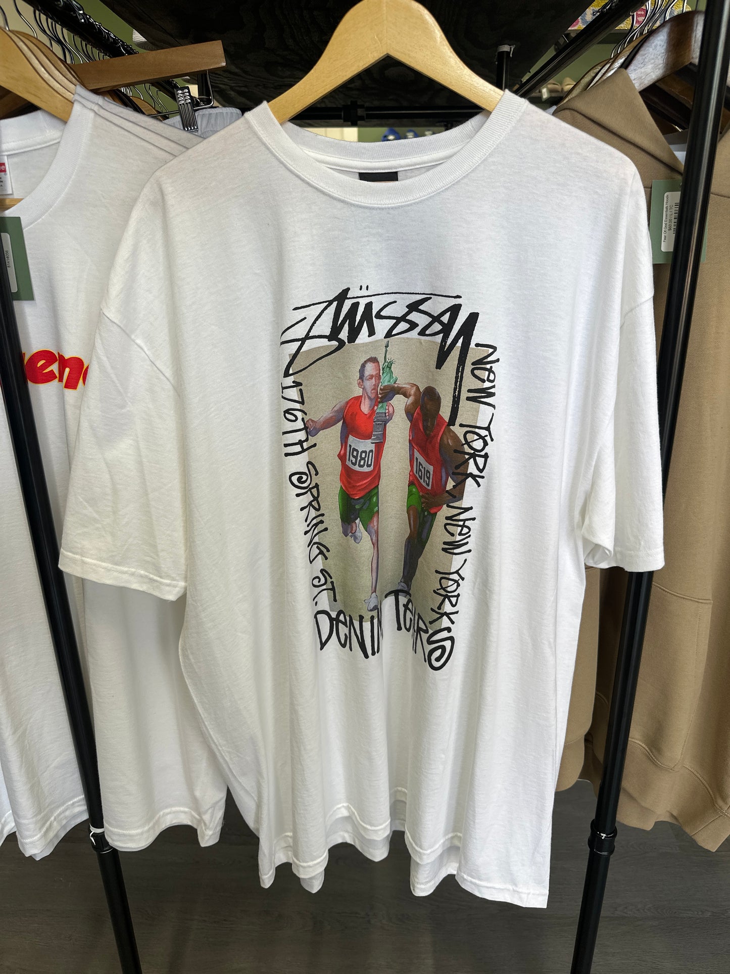 Stussy x Denim Tears Pass The Baton Tee