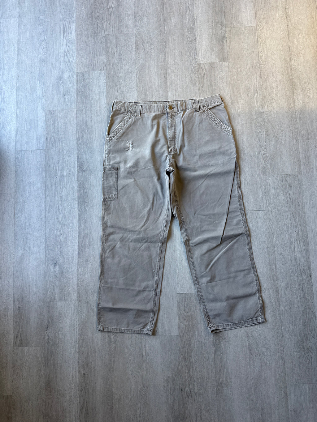 Vintage Carhartt Loose Original Fit Dark Tan Carpenter Pants