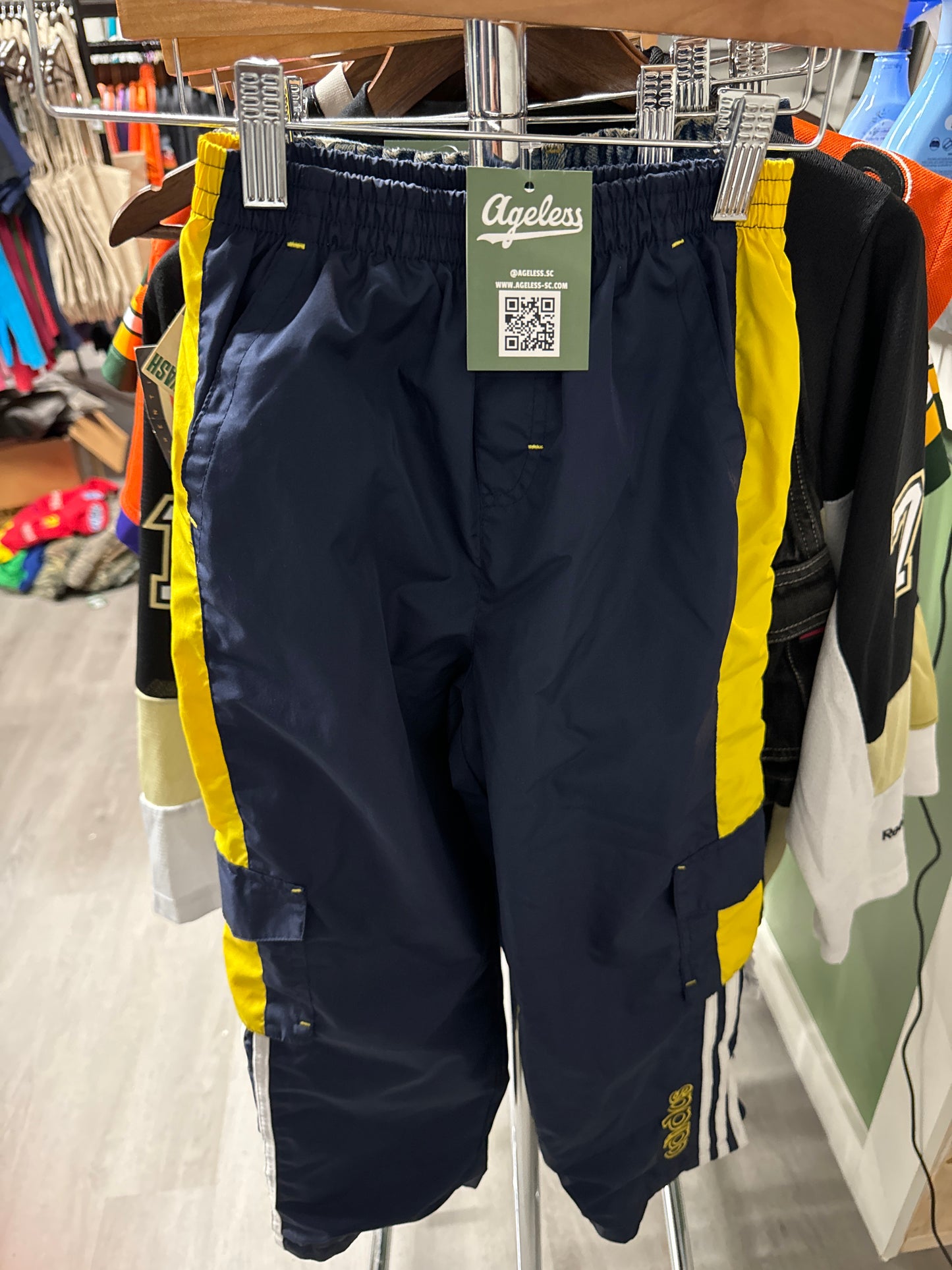 Youth Adidas Navy Track Pants