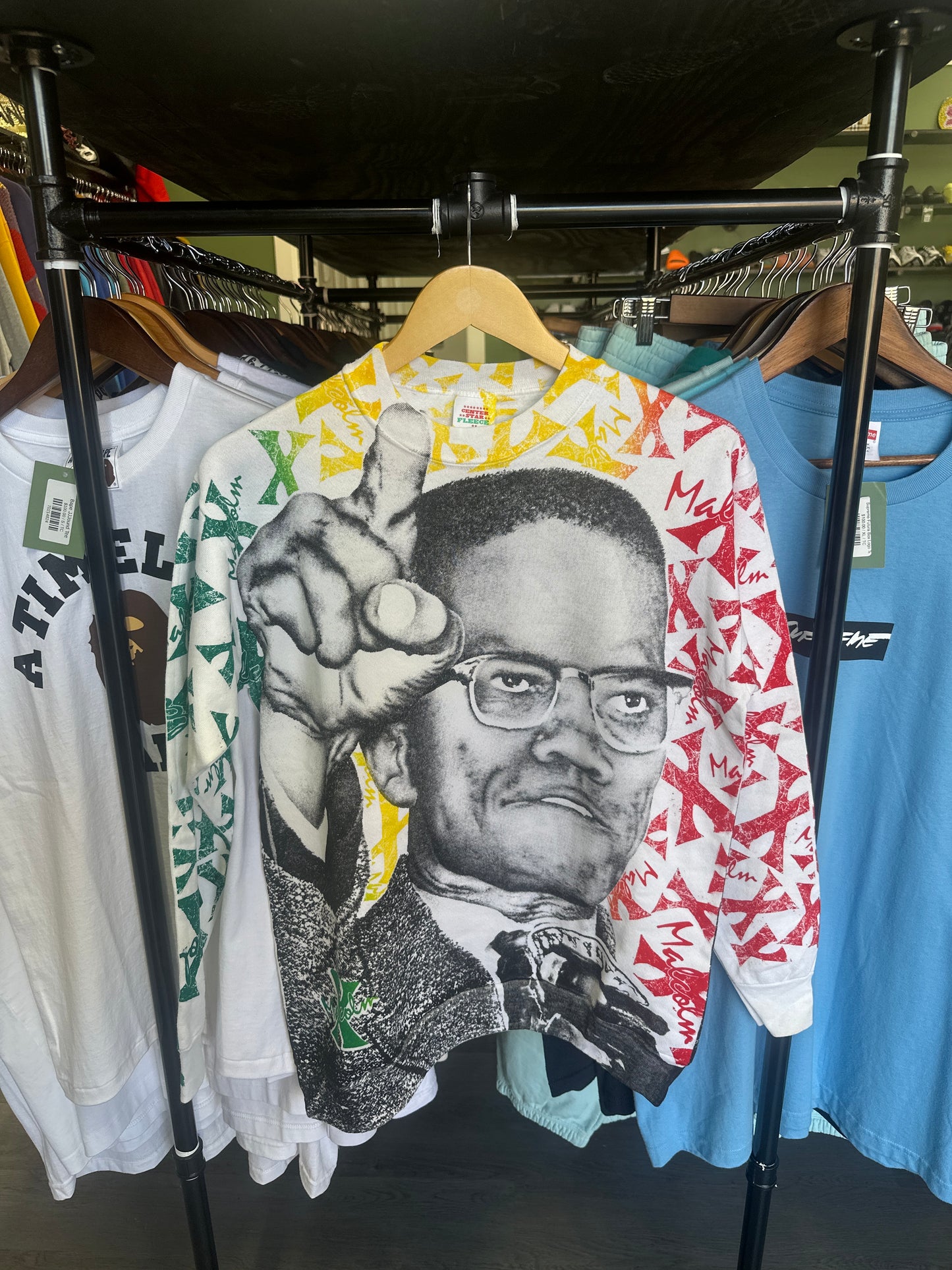 Vintage Malcom X AOP Sweatshirt