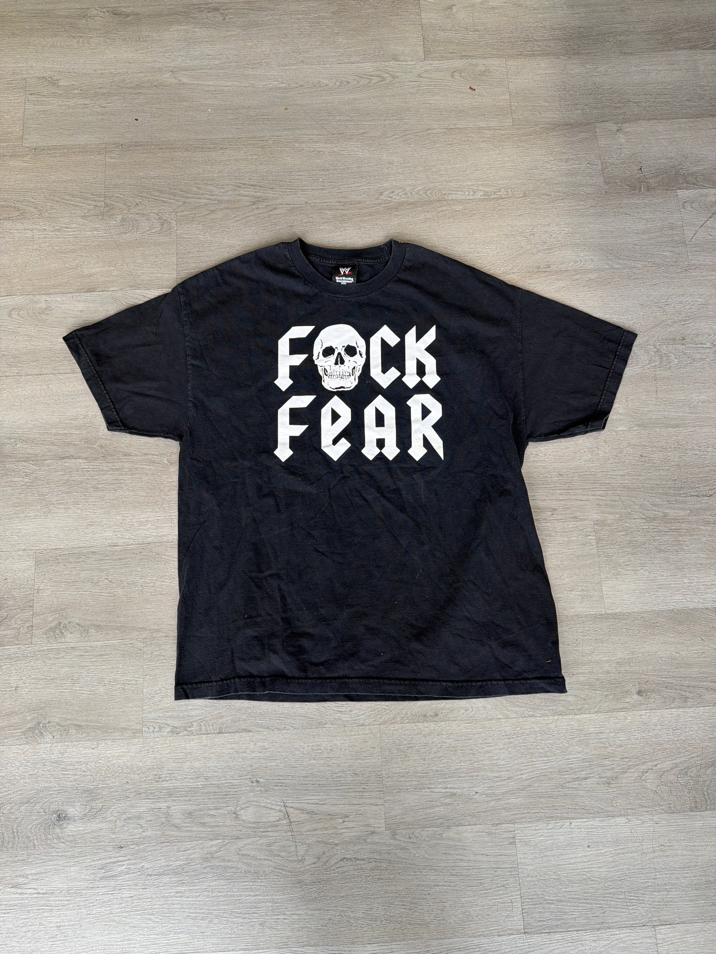 Vintage Fck Fear Drink Beer Stone Cold Steve Austin WWE Tee