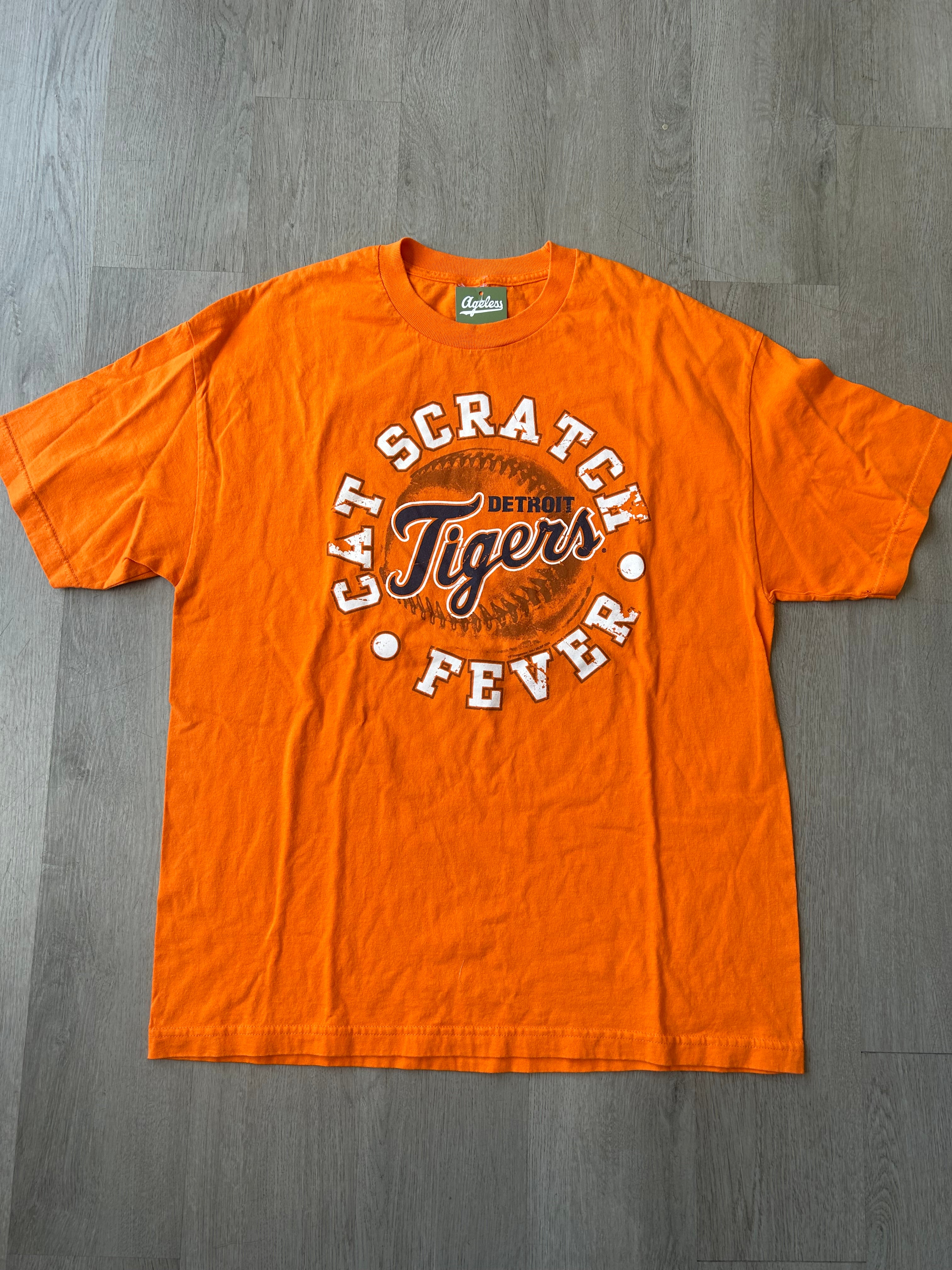 Vintage 2006 MLB Detroit Tigers Cat Scratch Fever Tee