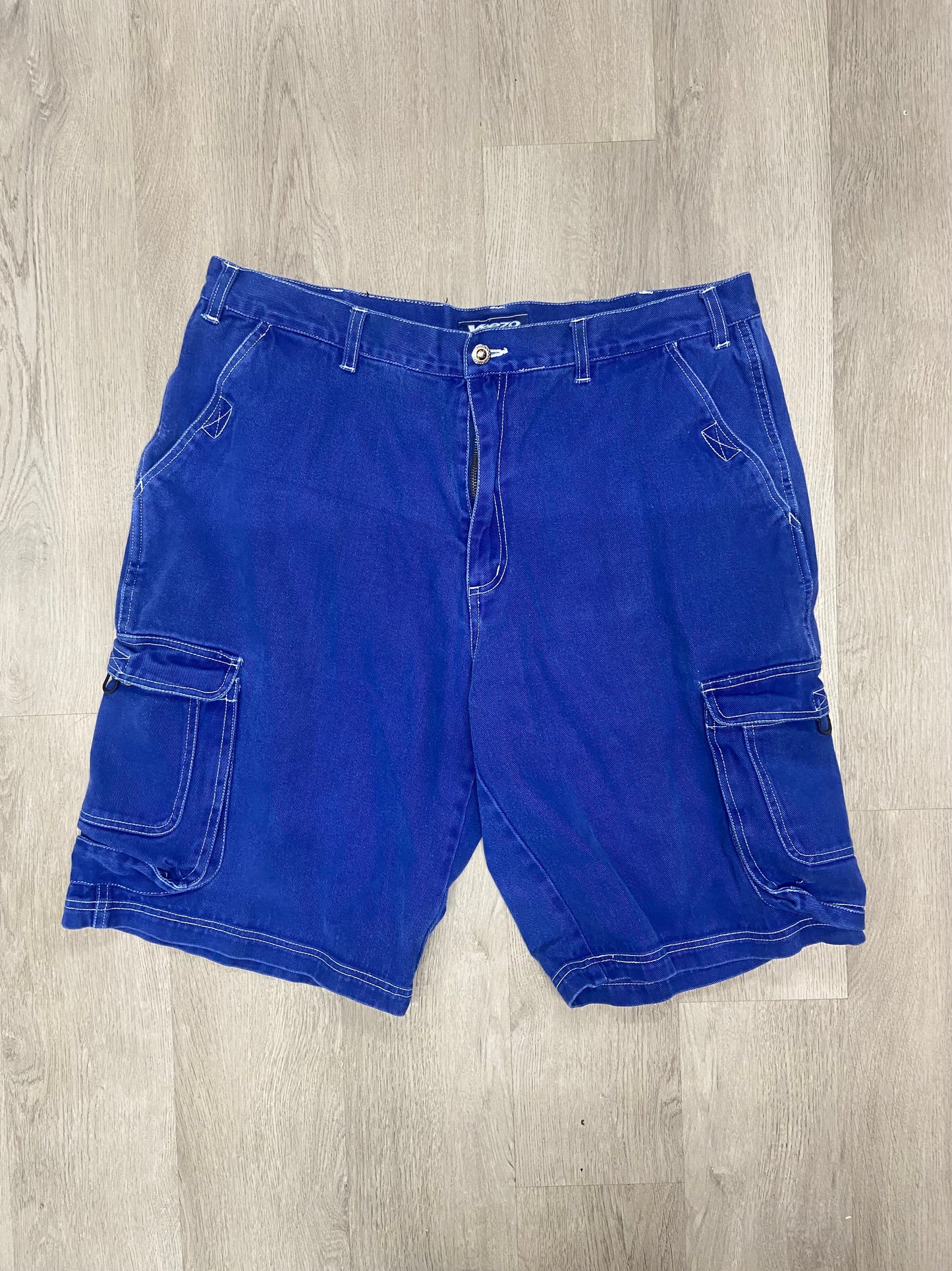 Y2K Veezo Royal Blue Utility Shorts