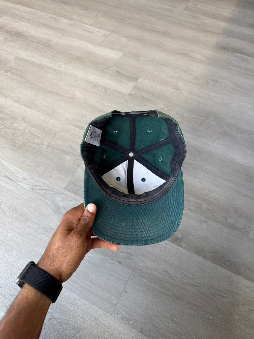 Vintage 90s Nike Distressed Faded Snap Back Hat