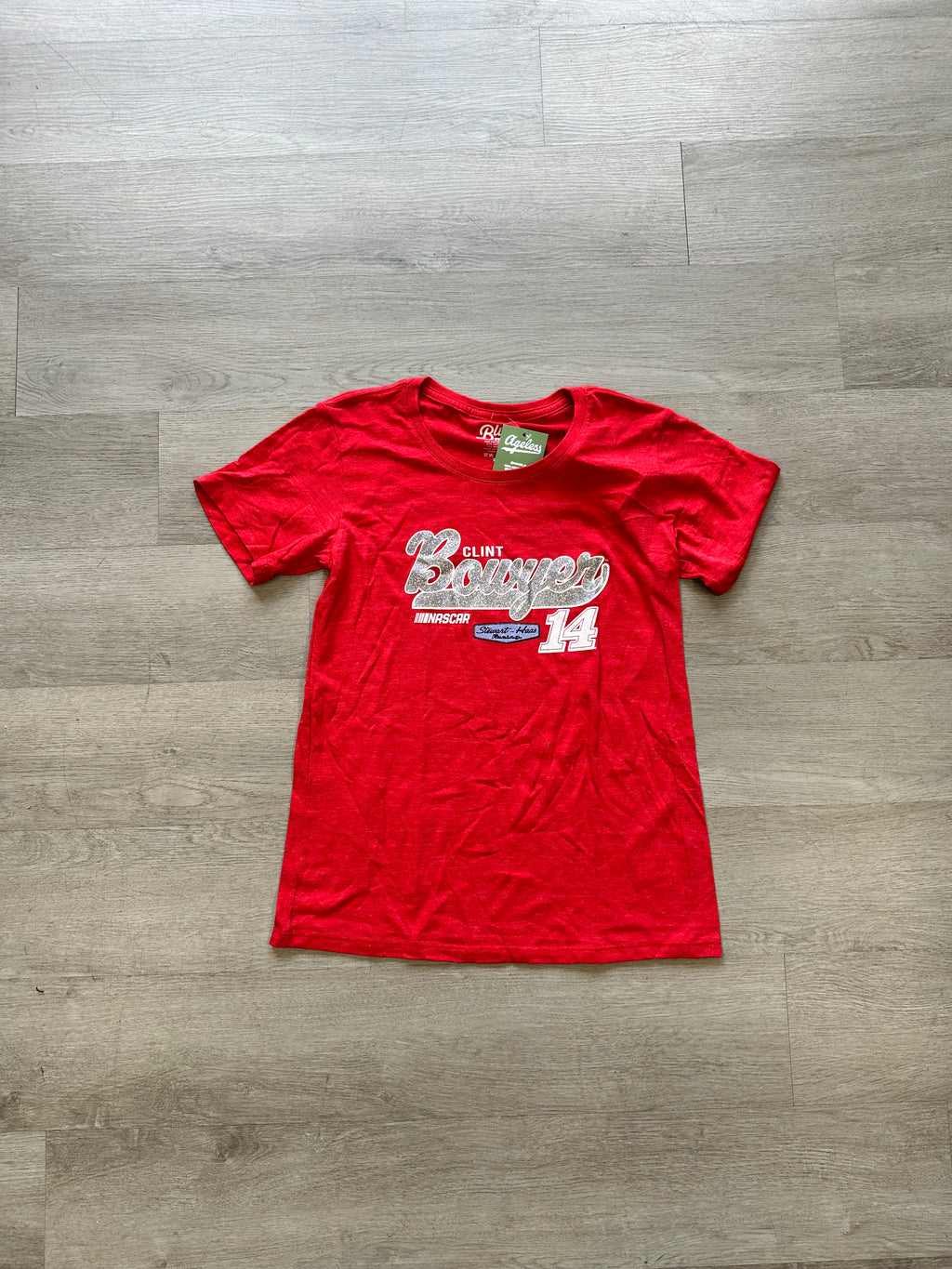 Women’s Red Clint Bowyers 14 NASCAR Racing Tee