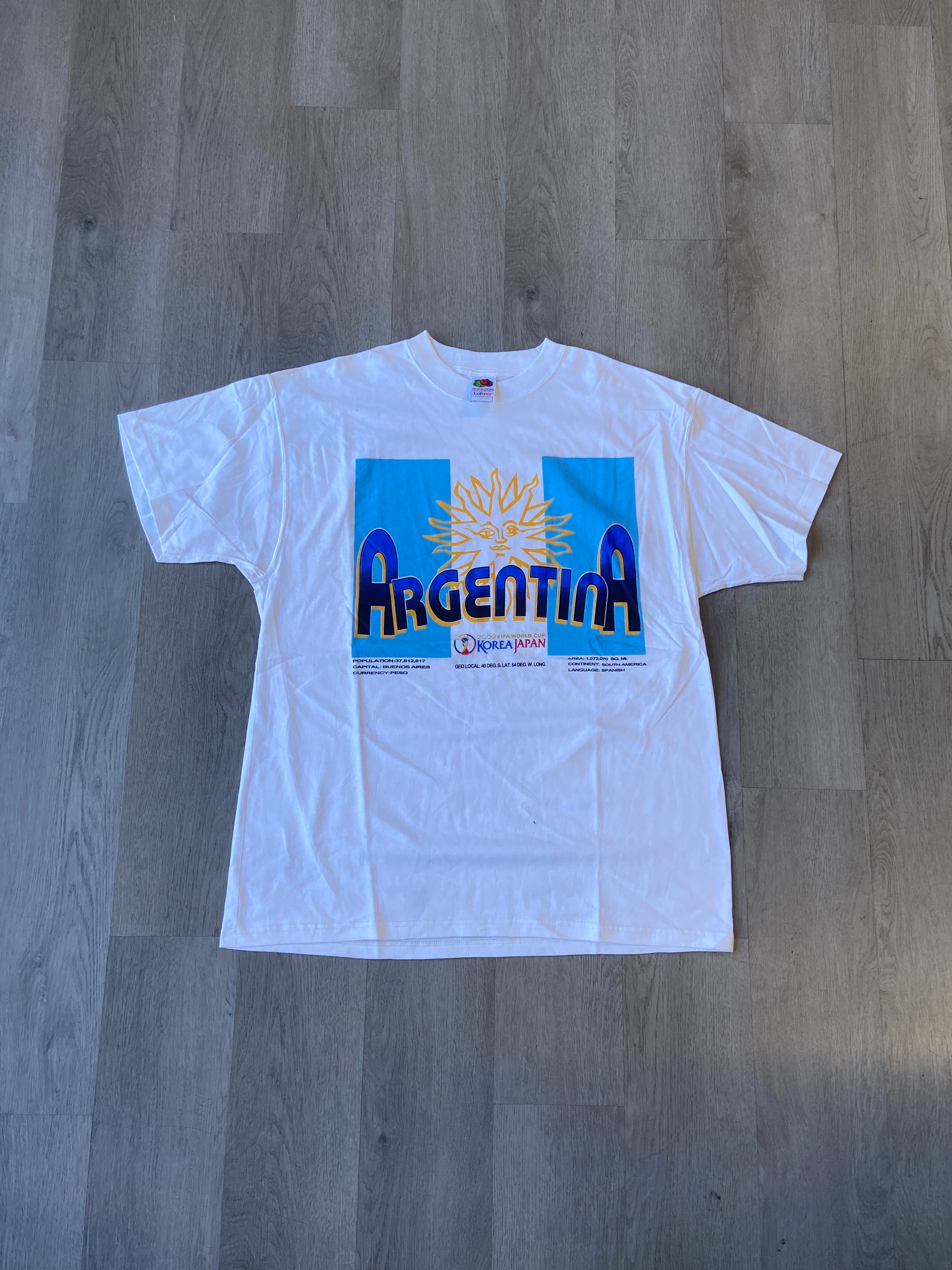 2002 FIFA World Cup Korea Japan Argentina Tee