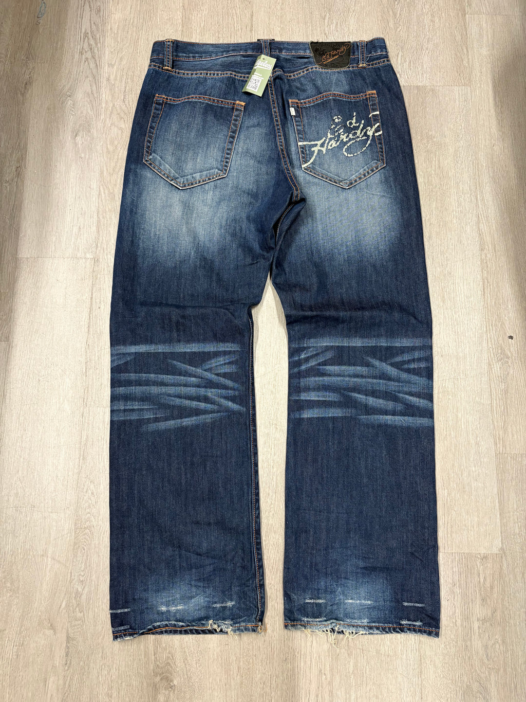 Y2K Ed Hardy Skull Denim Jeans