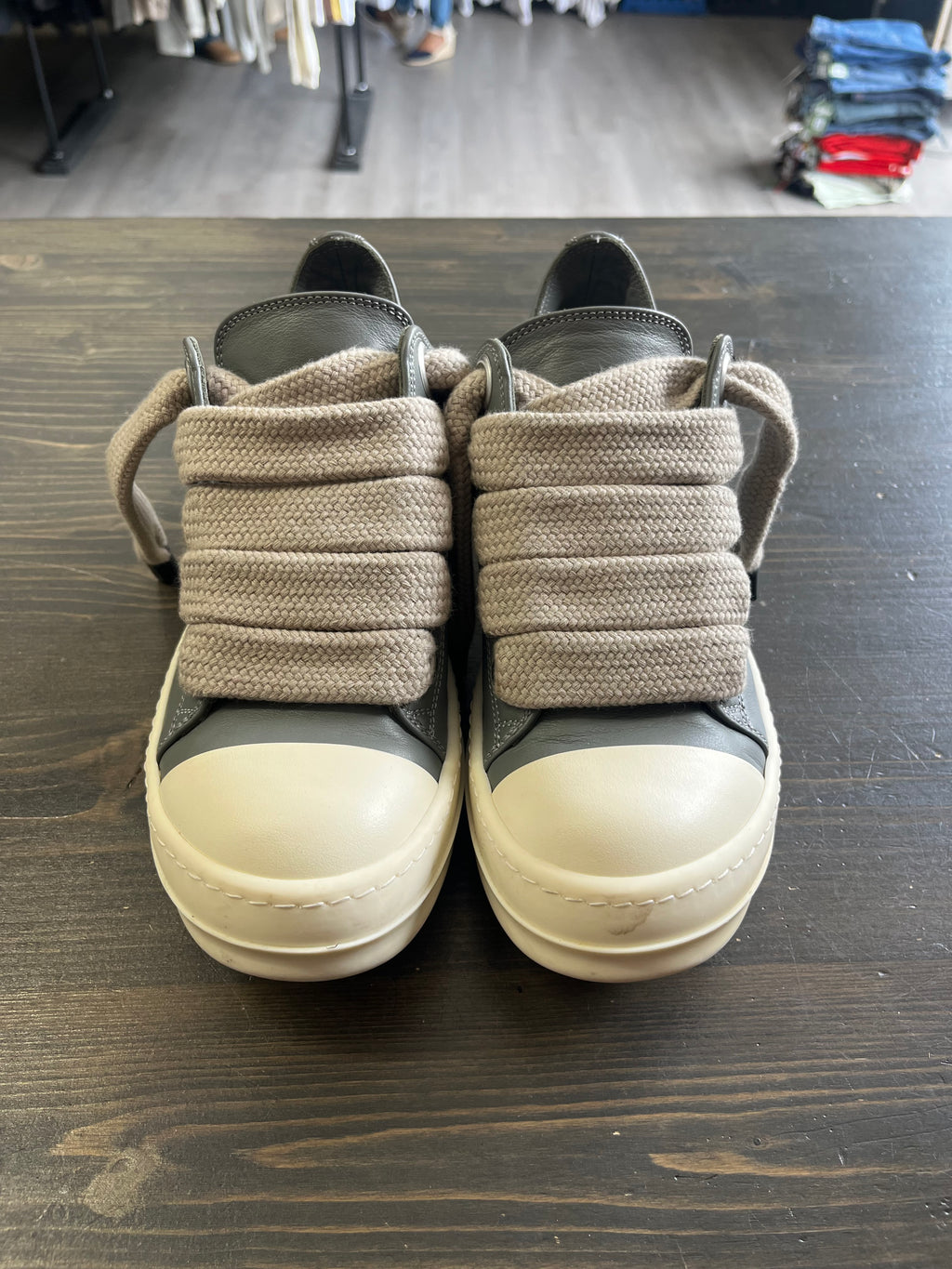 Pre Owened Rick Owens Concordians Jumbo Lace Low