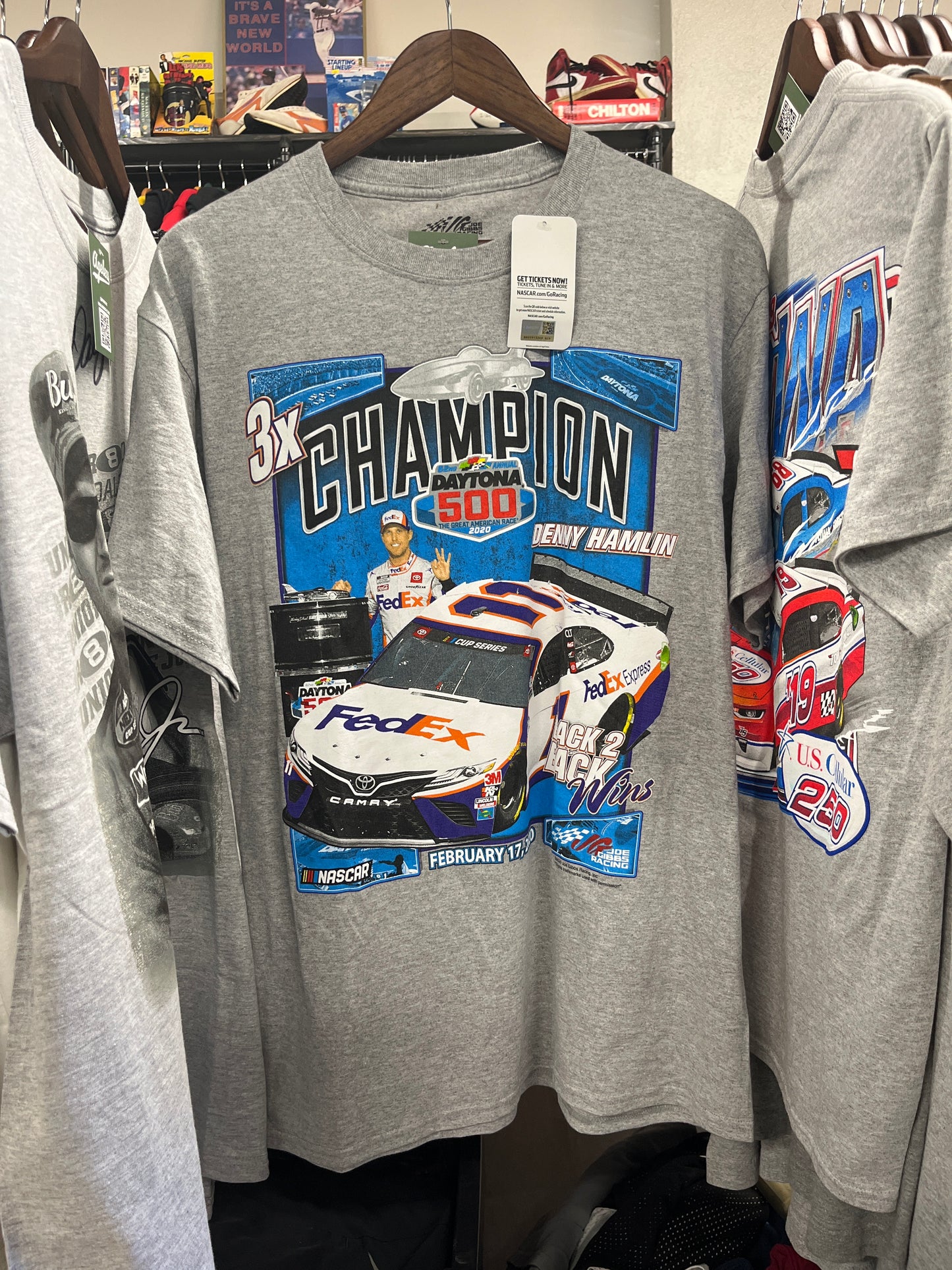 3X Champion Denny Hamlin NASCAR Tee