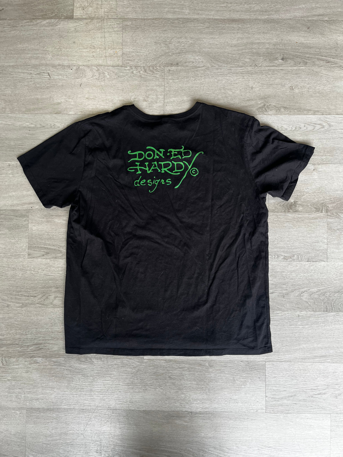 Vintage Black Ed Hardy By Christian Audigier Tee