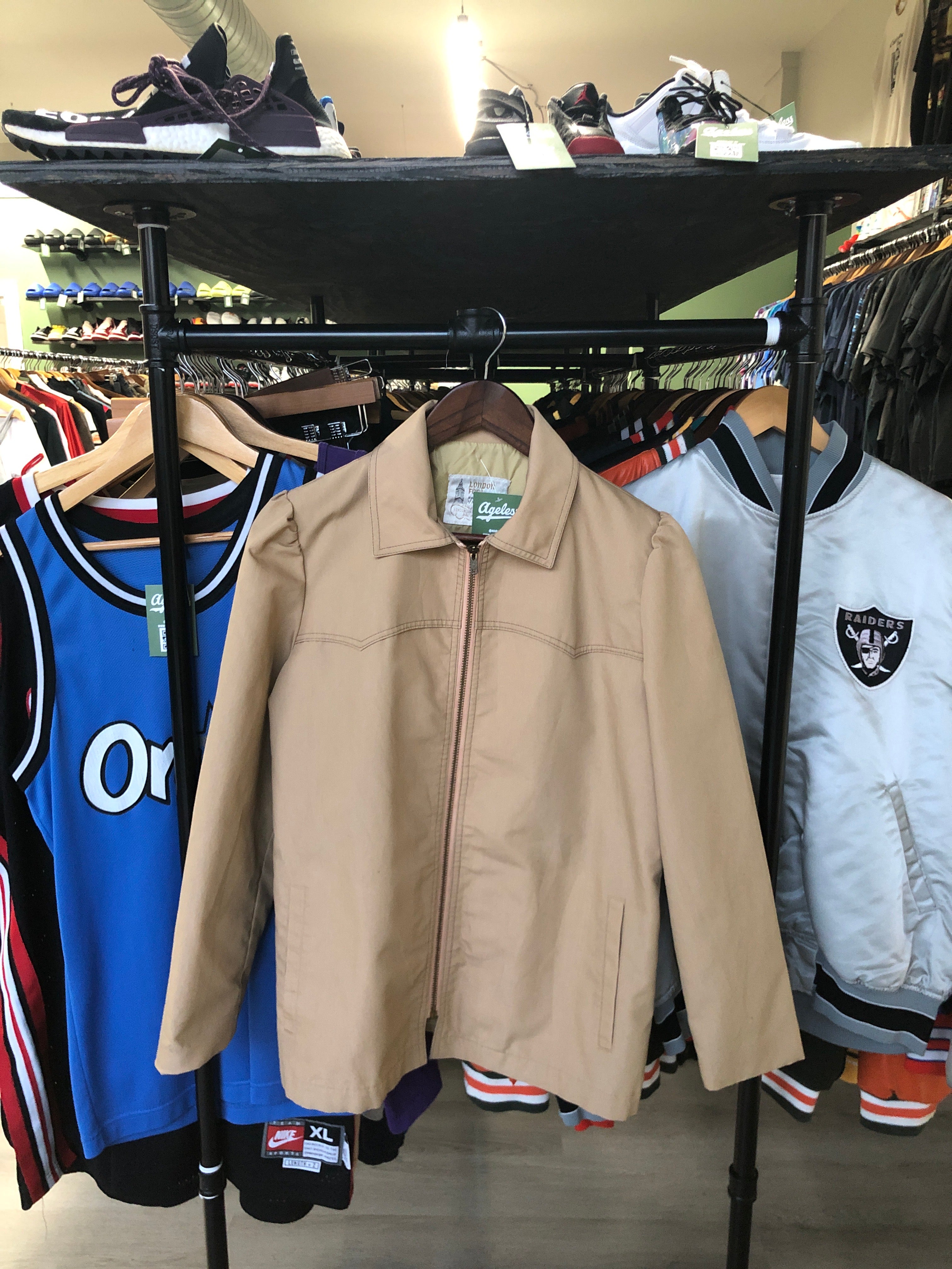 Beige/ Pink Zip Jacket