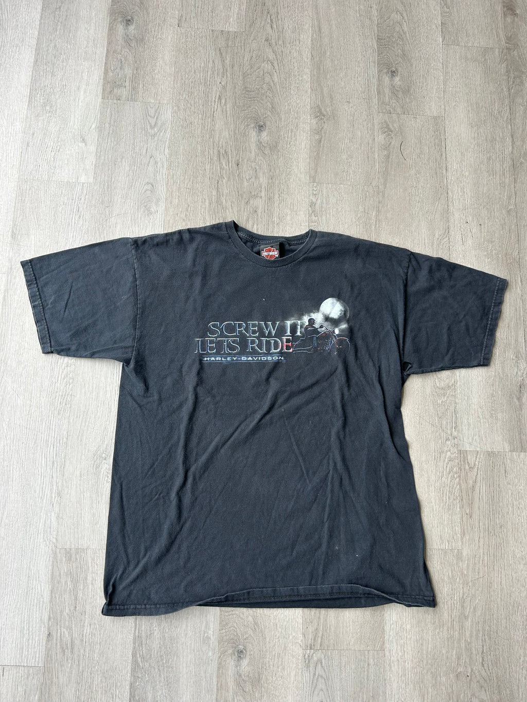 Vintage Screw It Lets ride Harley Davidson Tee