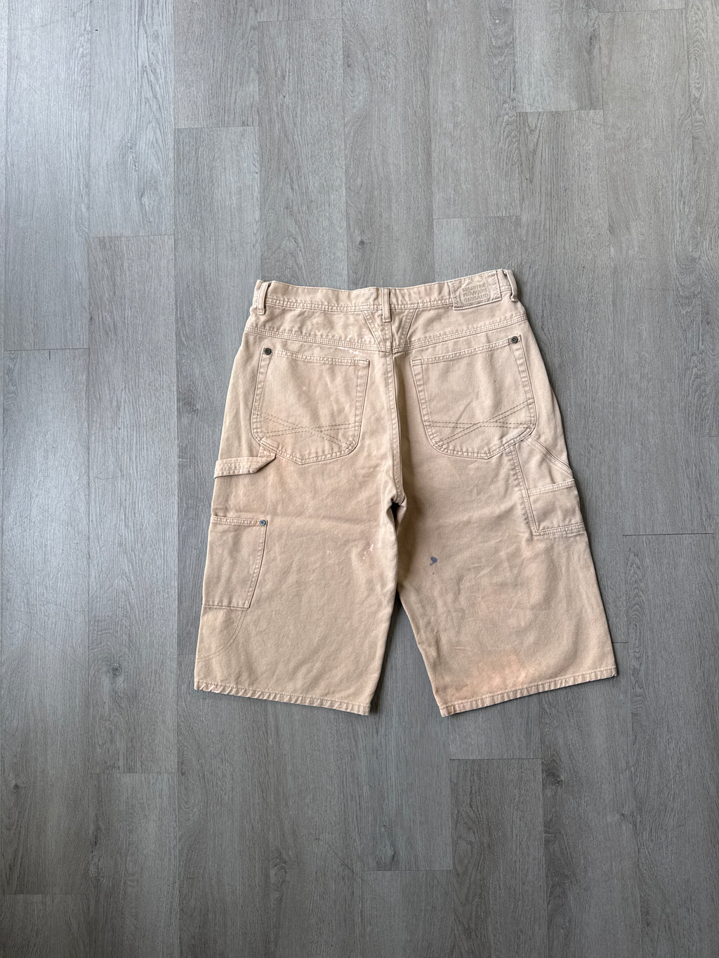 Vintage Marithe Francois Girbuad Light Tan Baggy Long Shorts