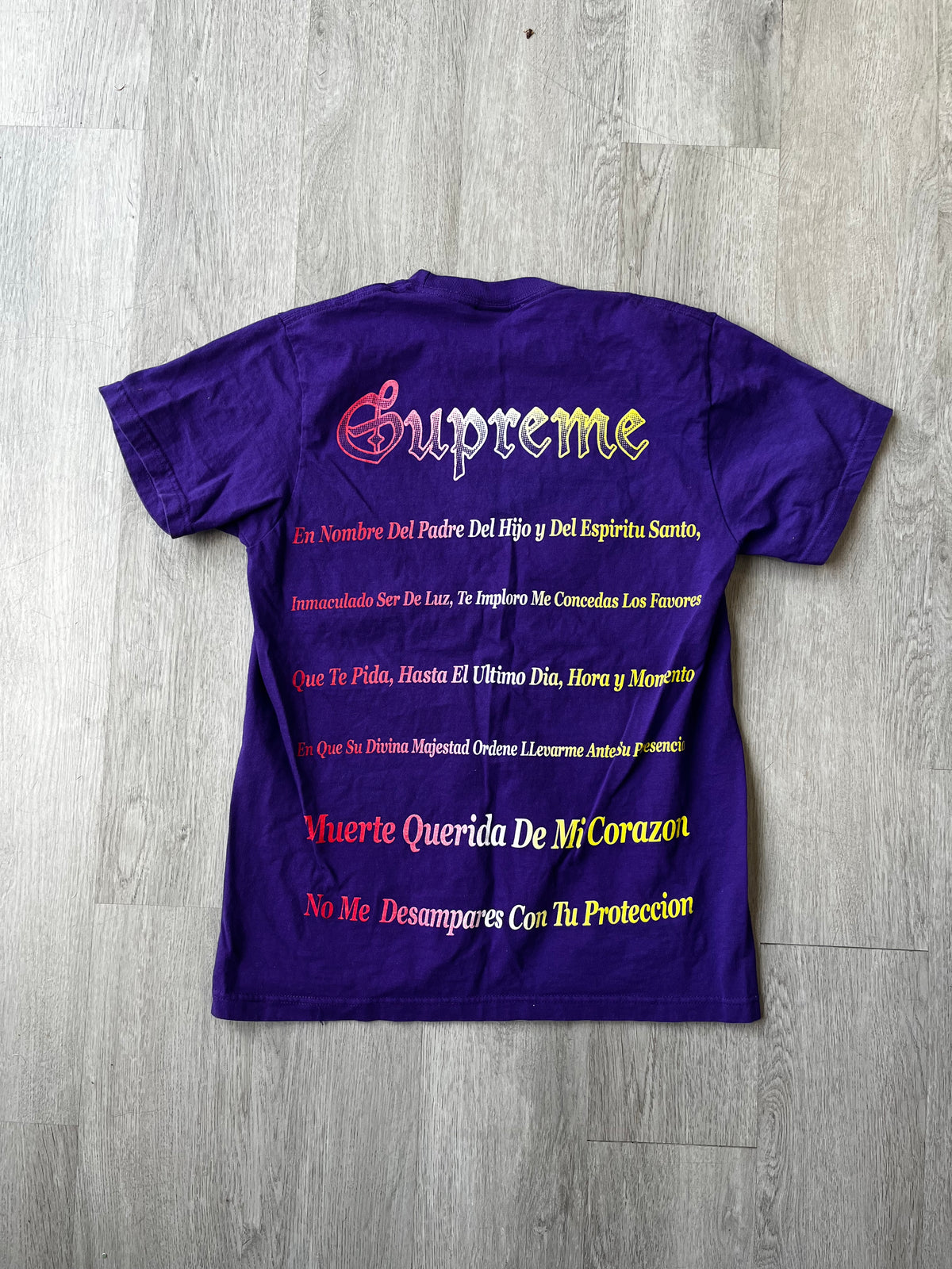 Supreme Grim Reaper Purple Tee