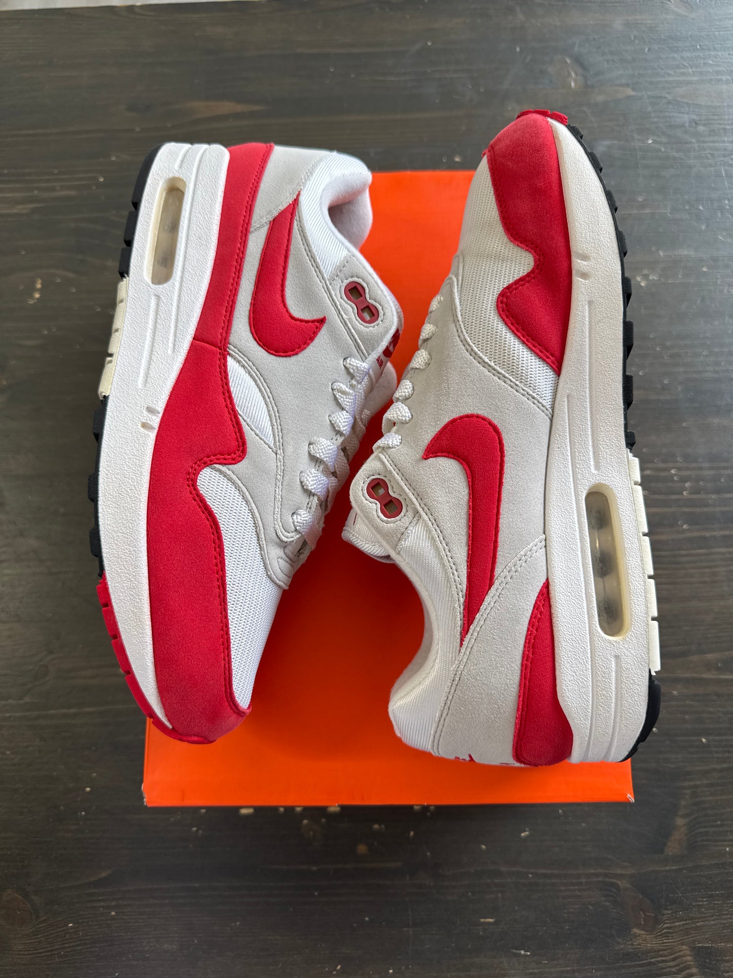 Pre-owned Nike Air Max 1 Anniversary Red 2017