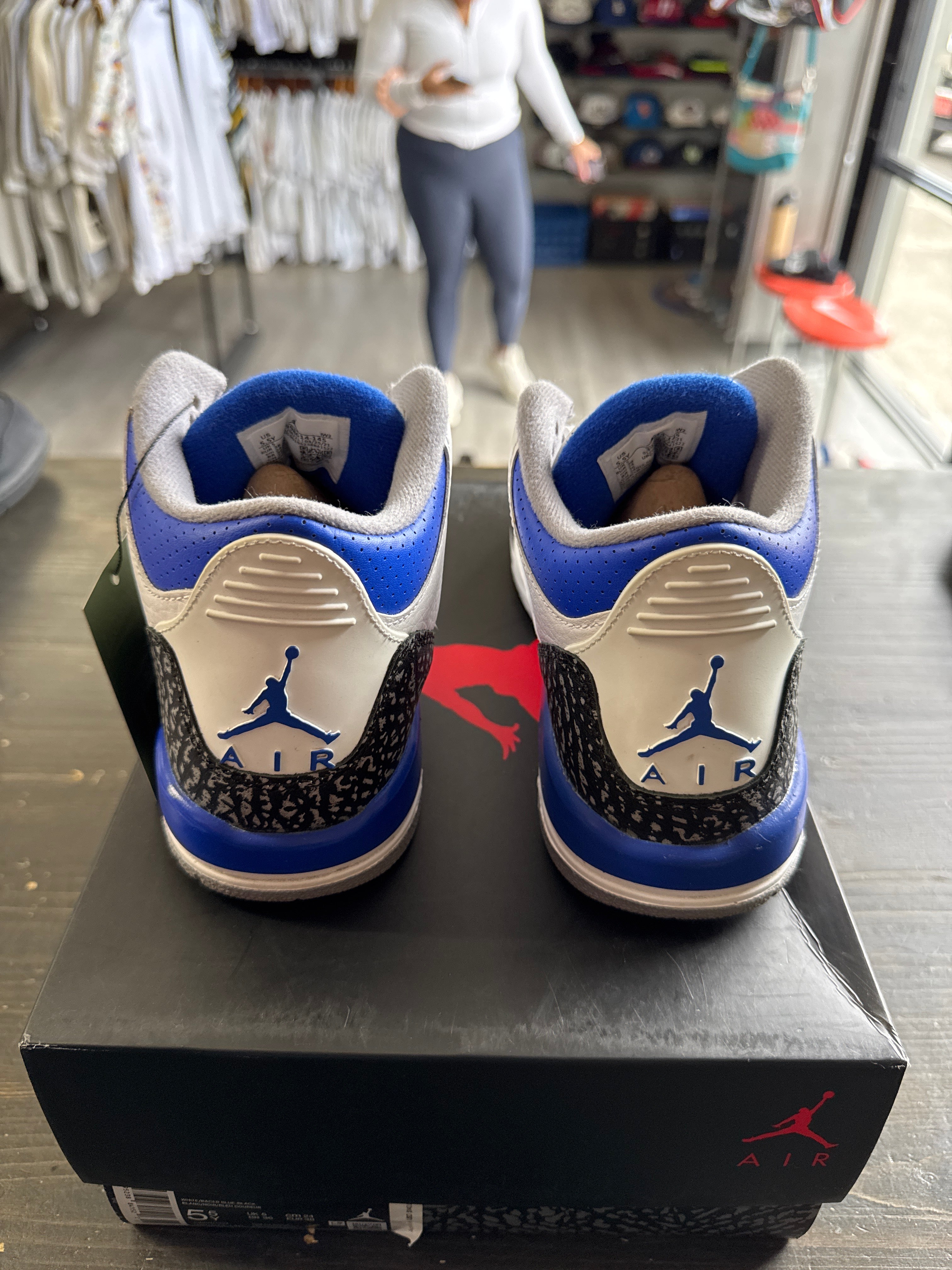 Pre-owned Jordan Retro 3 Racer Blue