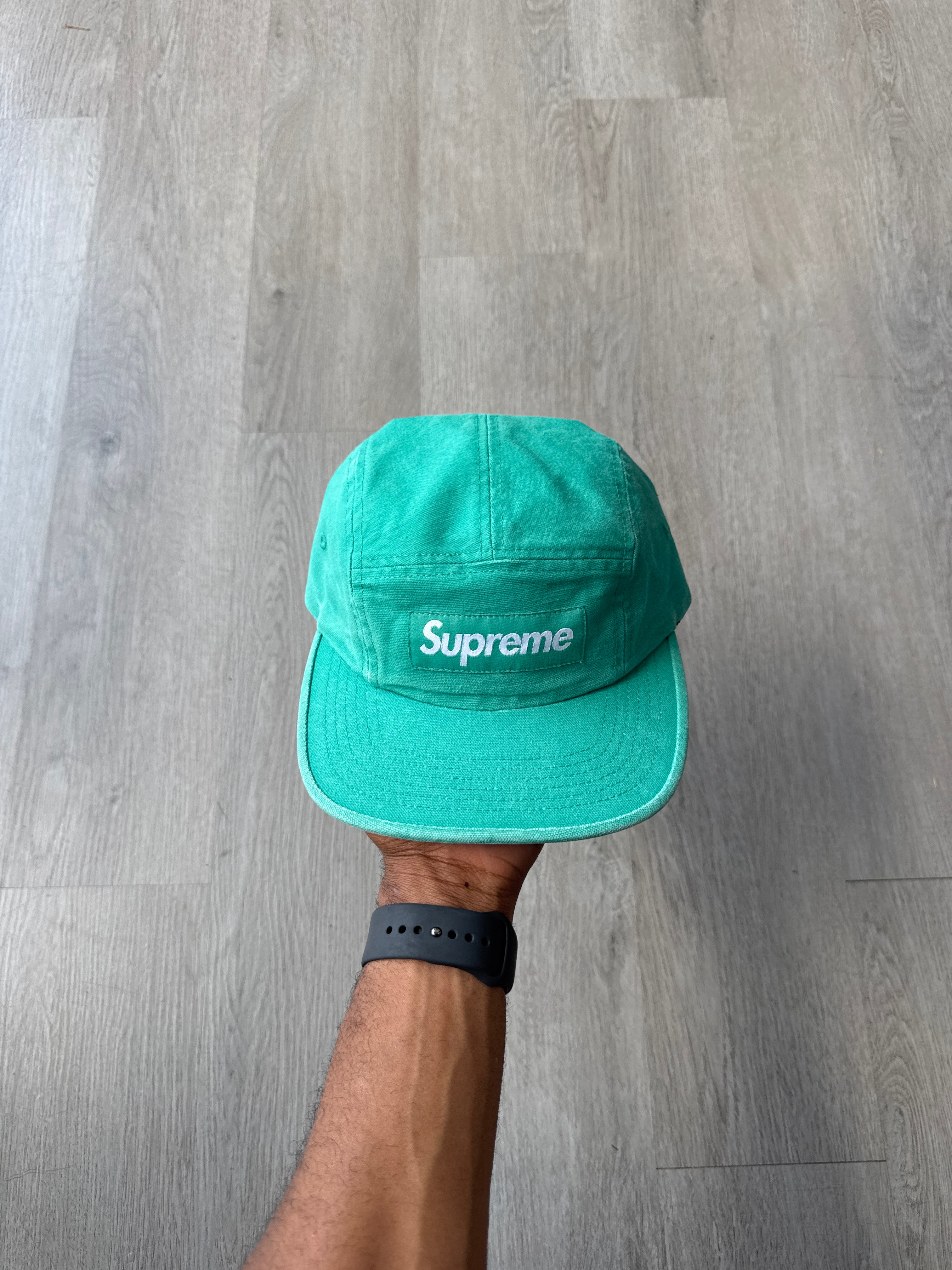 Supreme Canvas Camp Teal Cap