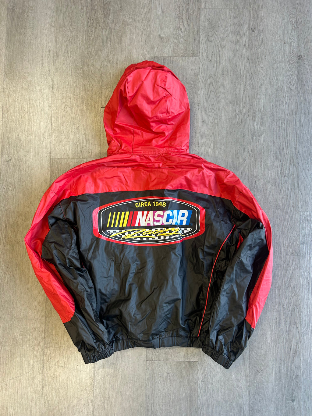 Vintage Essex NASCAR full zip Windbreaker Jacket