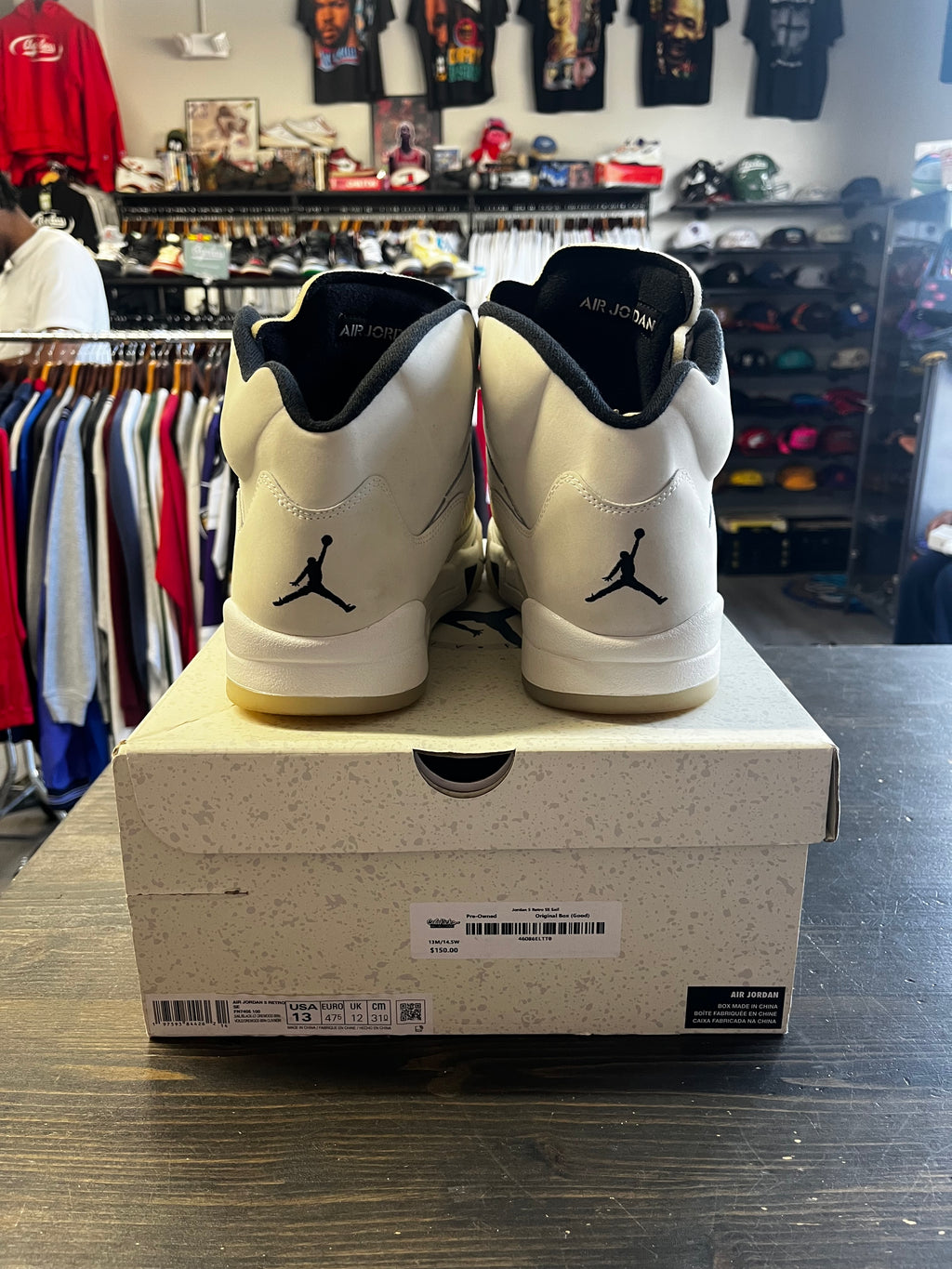 Pre-Owned Nike Air Jordan 5 Retro SE Sail