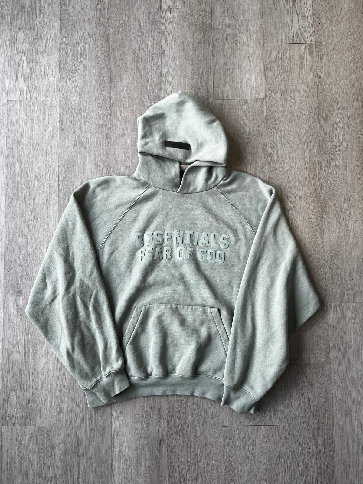 Fear of God Essentials Sage Green Hoodie