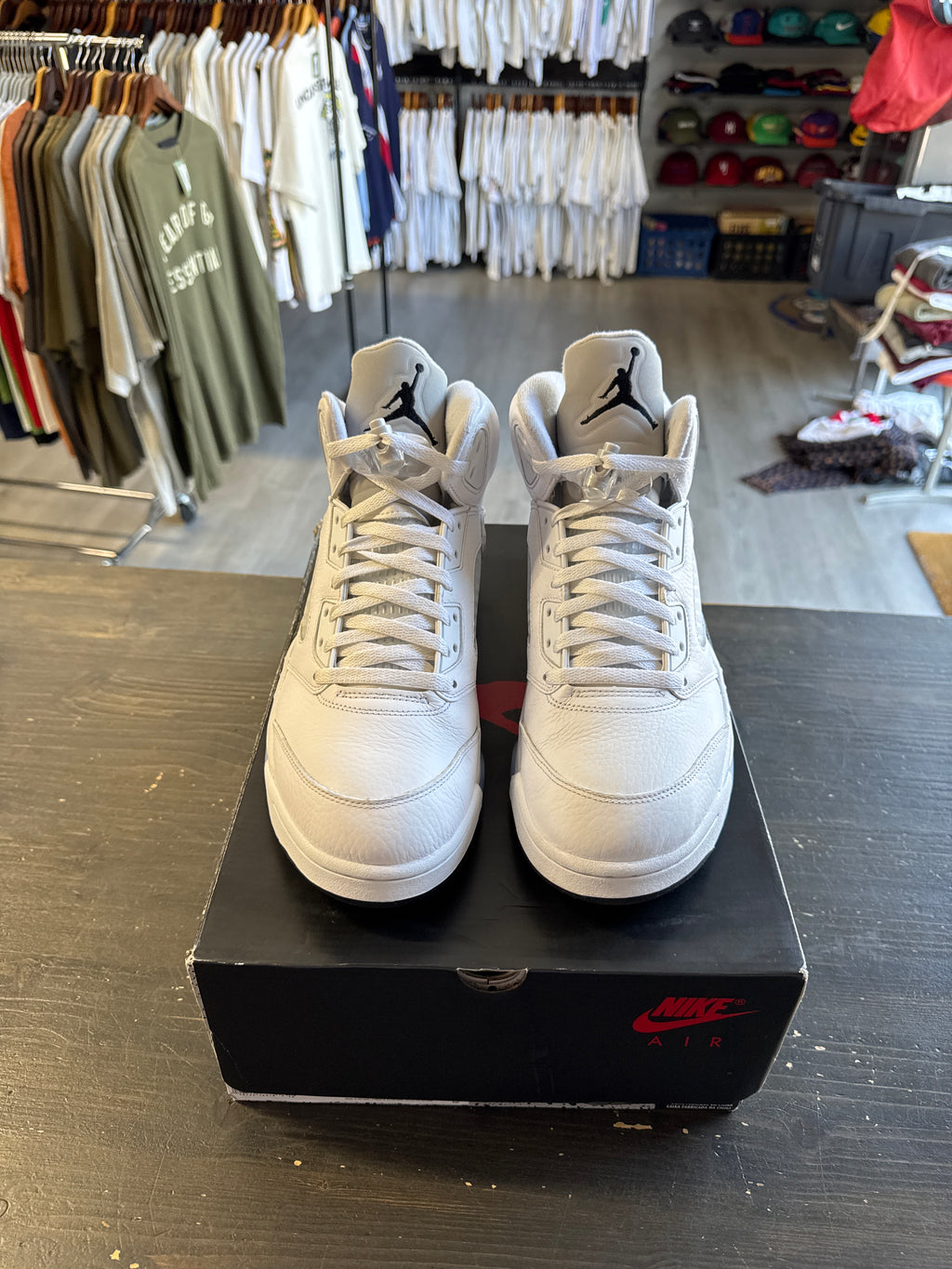 Pre-owned Jordan Retro 5 White Metallic (2026)
