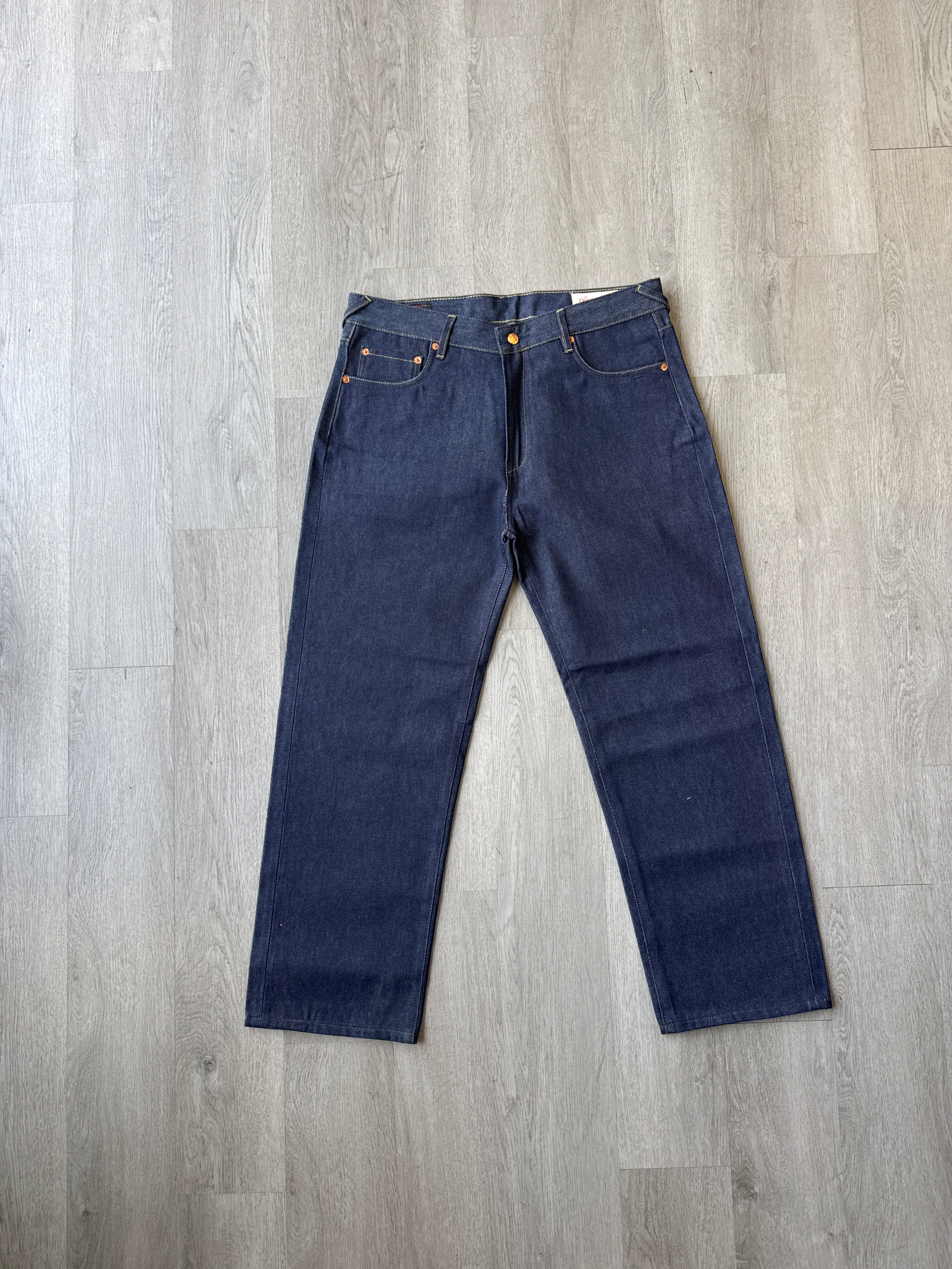 Evisu Embroidered Japanese Wave Art Salvage Denim Jeans