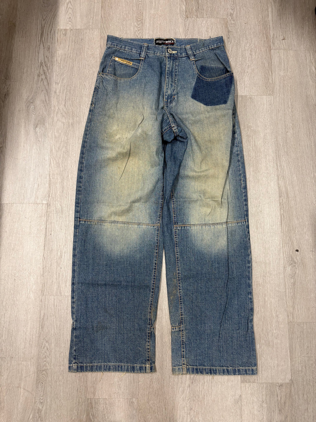 Y2K Southpole Wide Leg Blue Denim Jeans