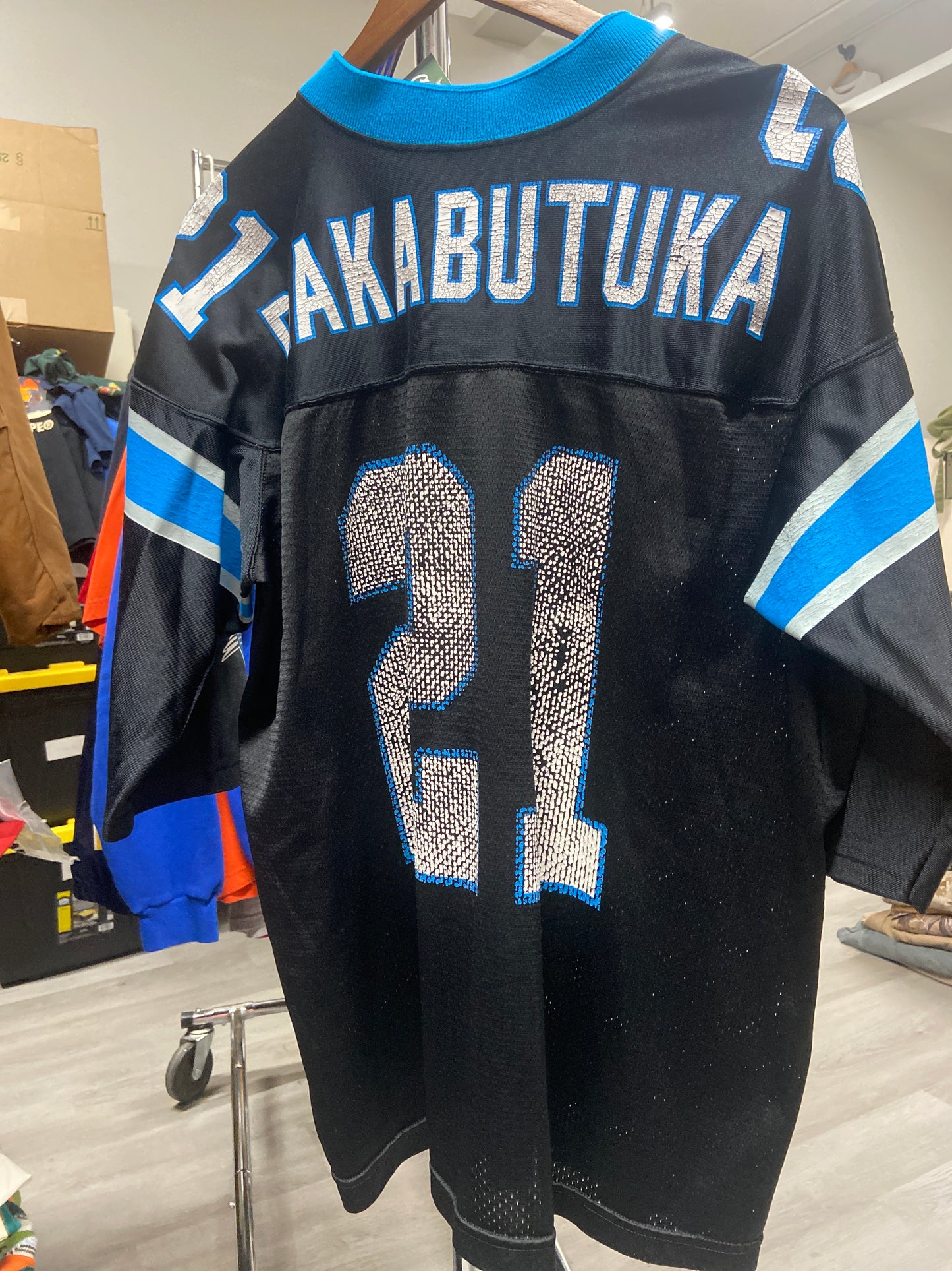 Vintage Nike Carolina Panthers Tim Biakabutuka #21 Jersey