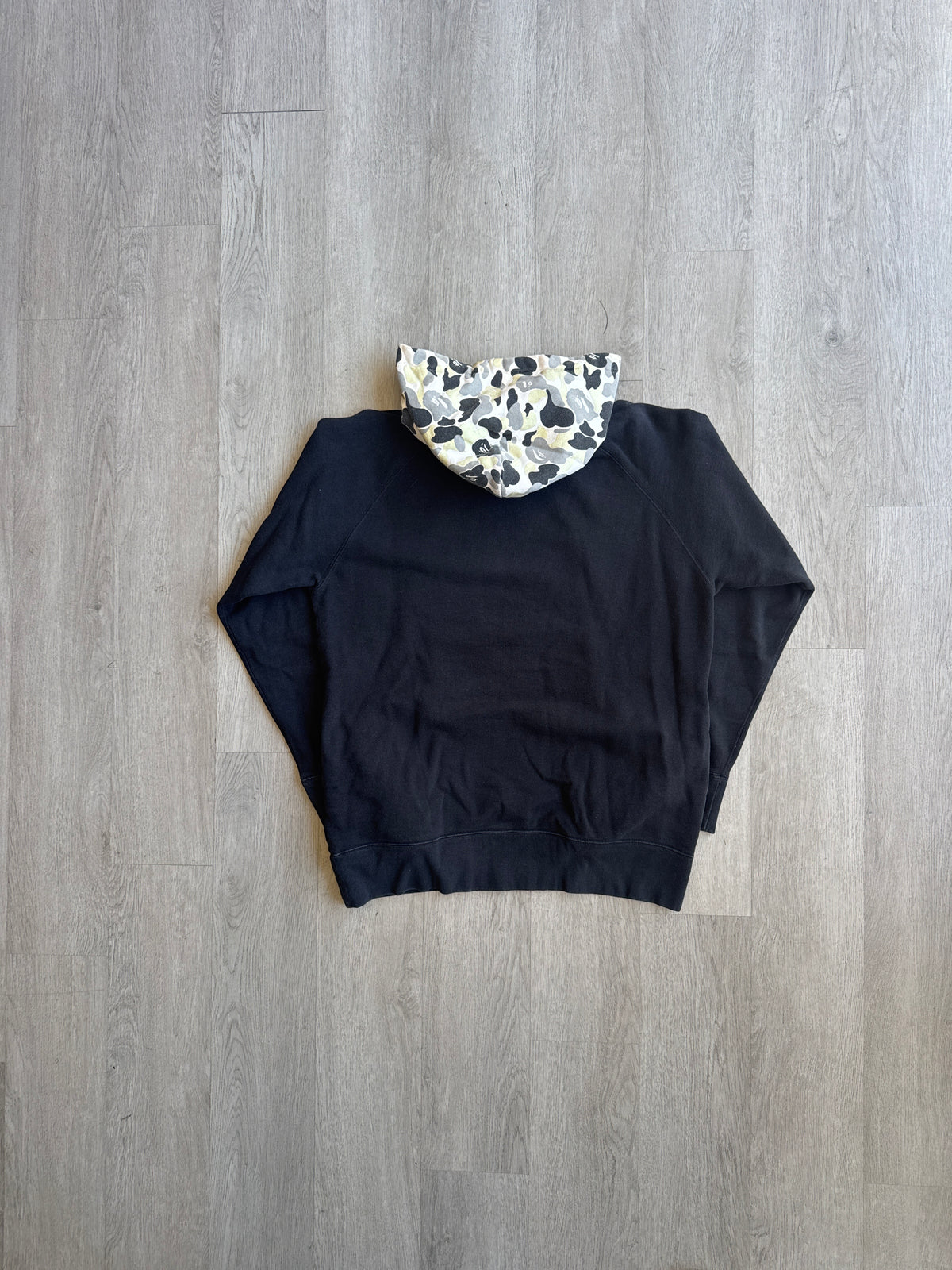 A Bathing Ape Bape Alienposter Ape Head Pullover Black Hoodie