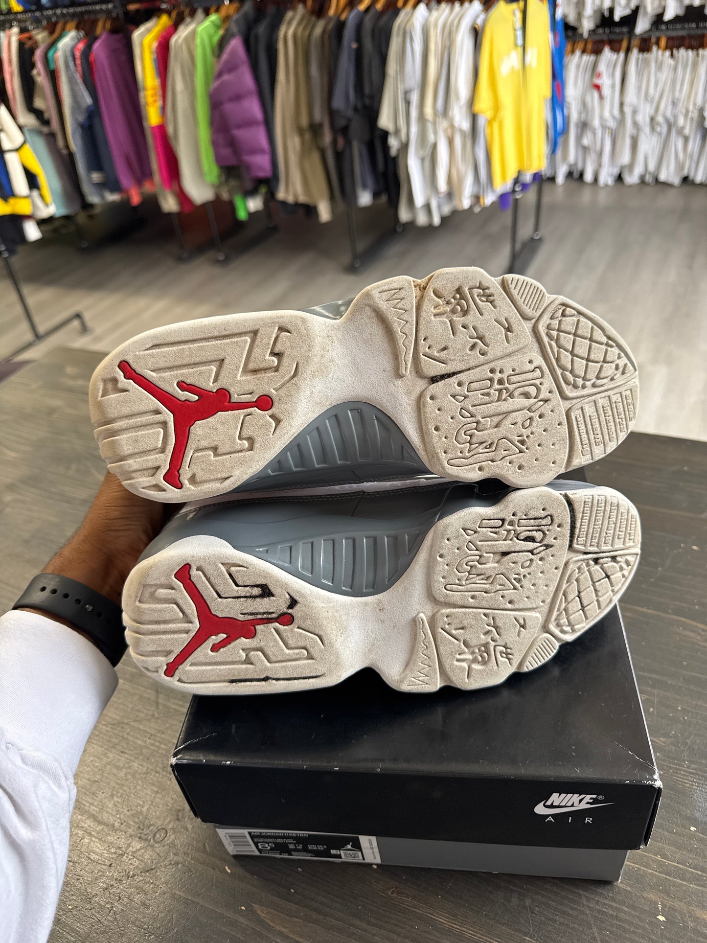 Pre-owned Jordan Retro 9 Fire Red