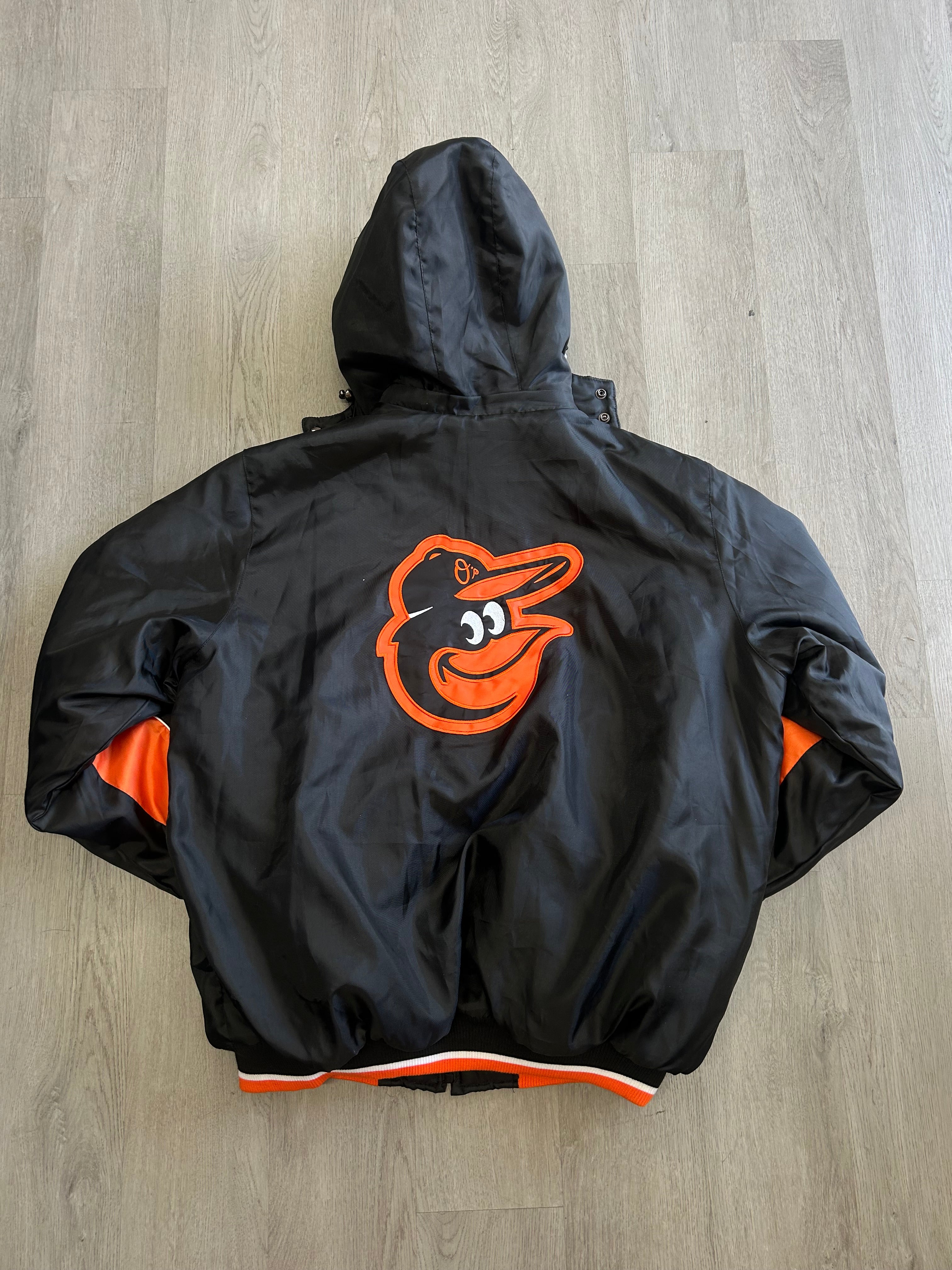 Orioles Genuine Merchandise Hooded Bomber Jacket