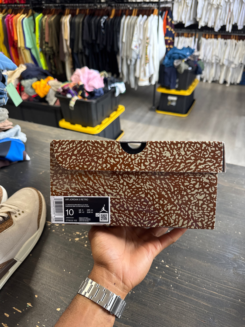 Pre-owned Jordan Retro 3 Palomino