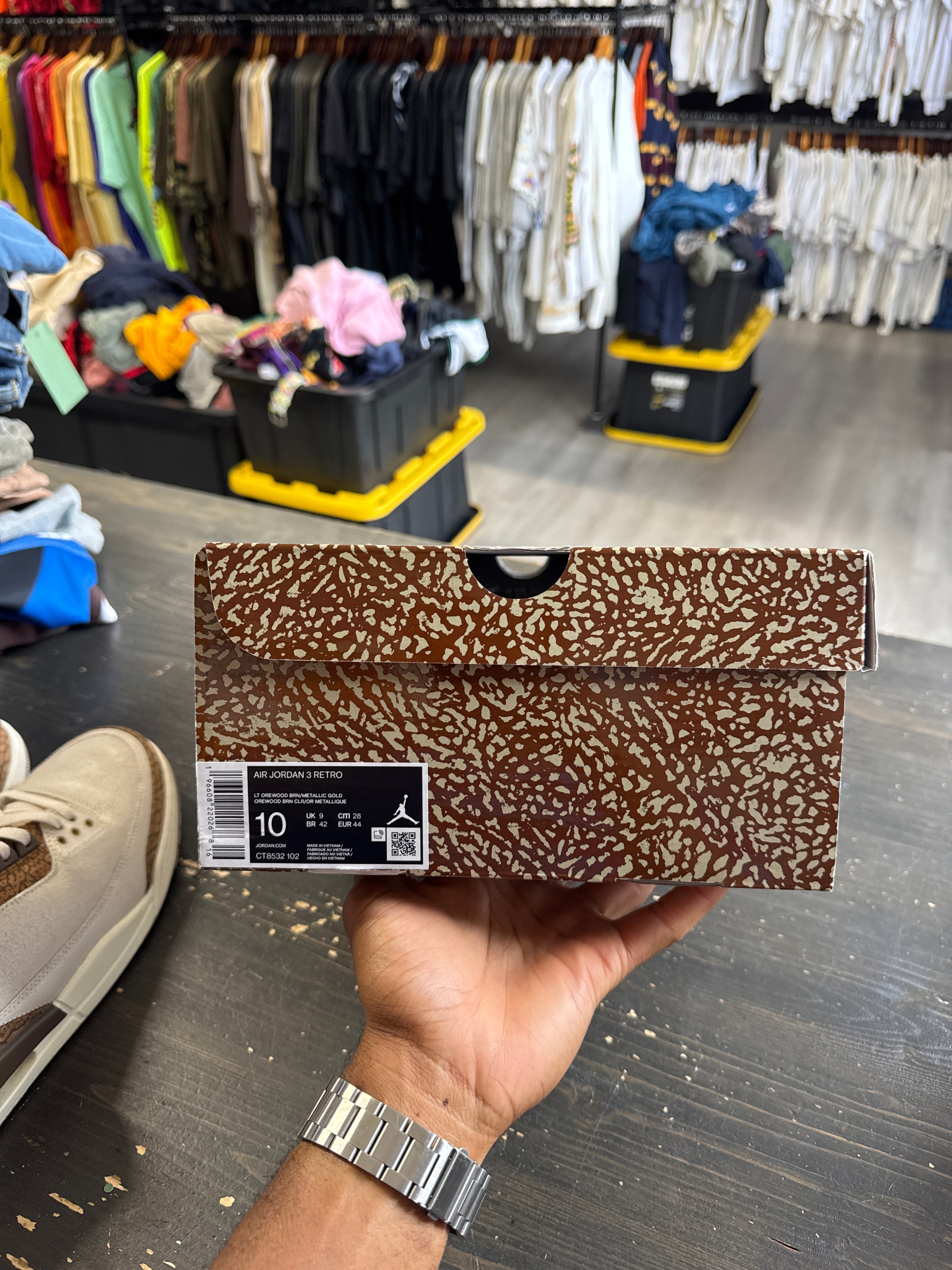 Pre-owned Jordan Retro 3 Palomino