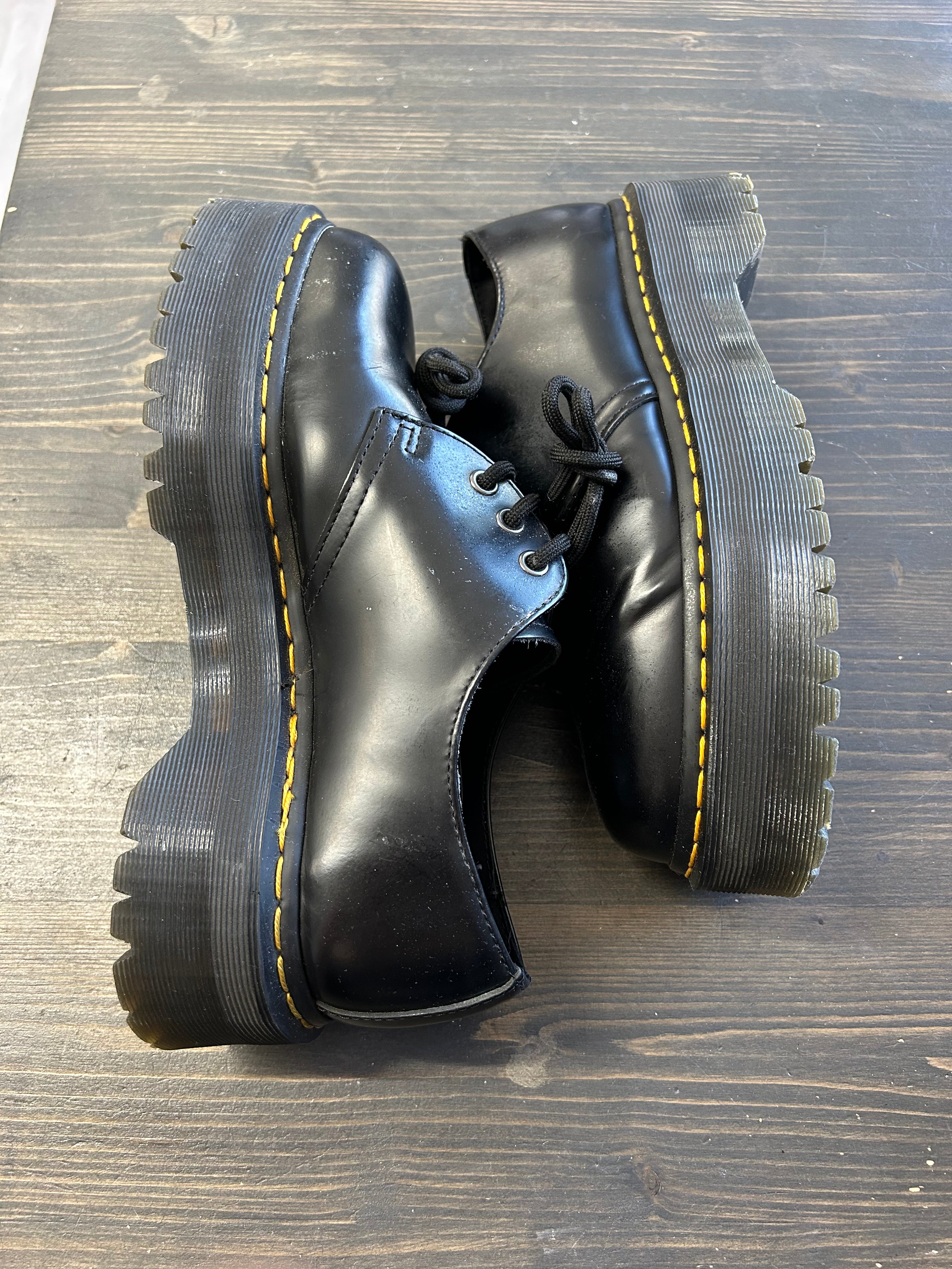 Pre-owned 1461 Smooth Leather Platform Shoes