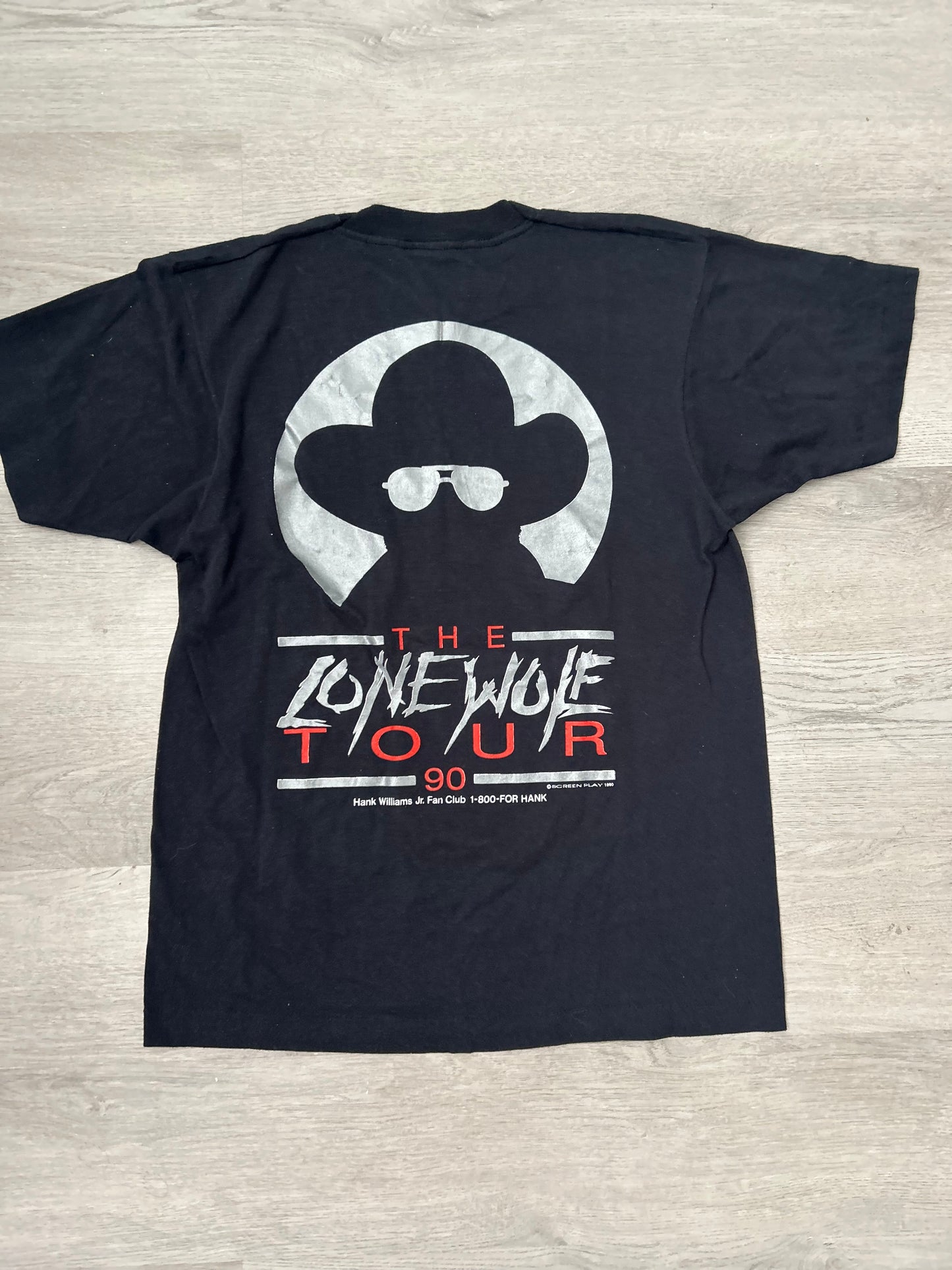 Vintage 1990 Hank Lone Wolf Tour Tee