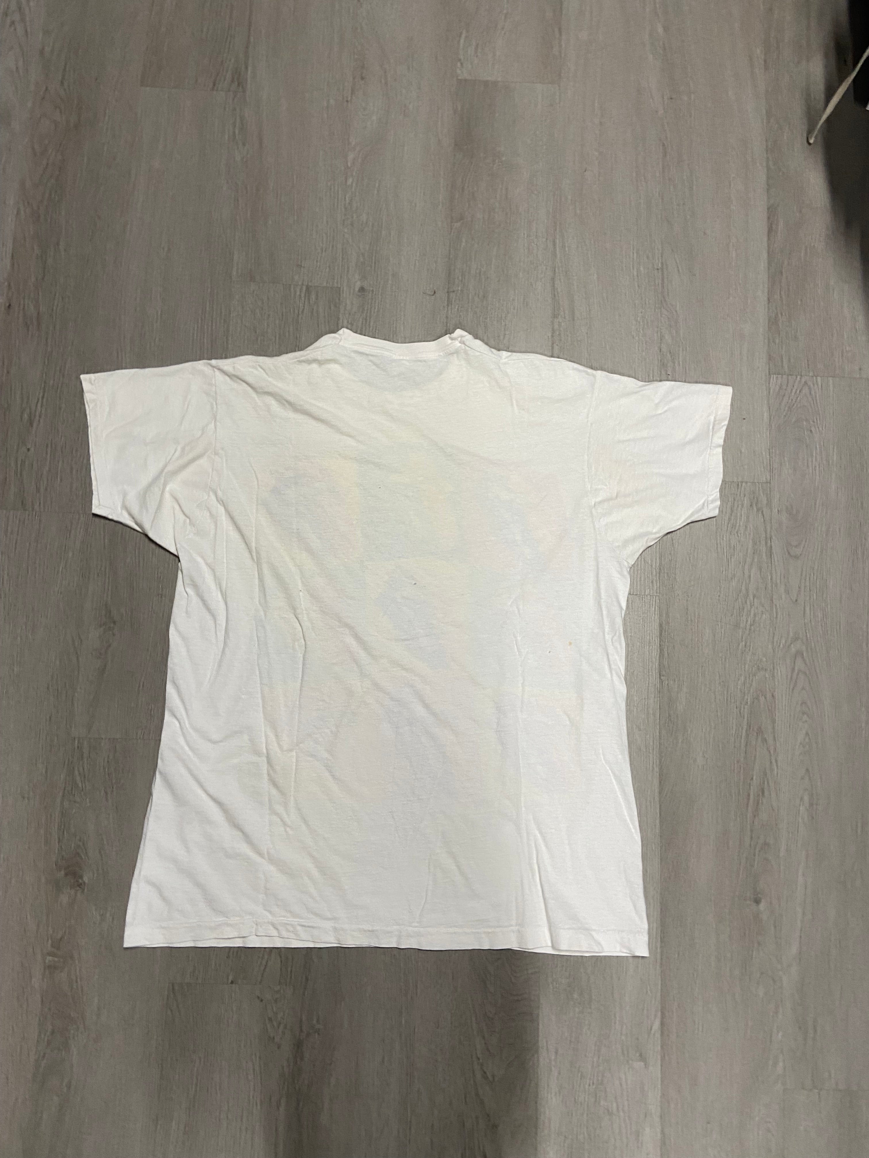 Vintage 1989 Rolling Stones Multicolor Logo Tee