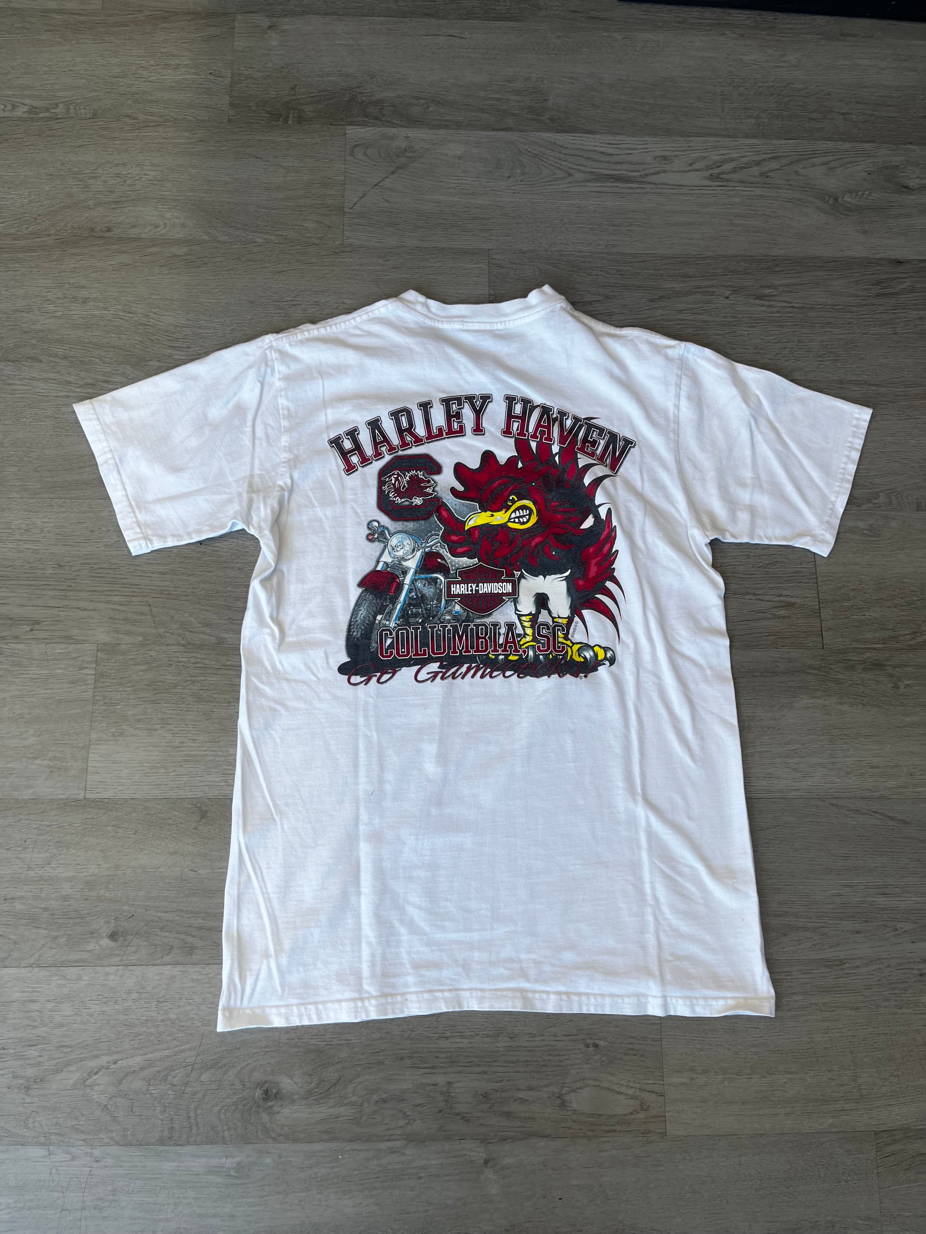 Vintage University of South Carolina Harley Davidson Tee